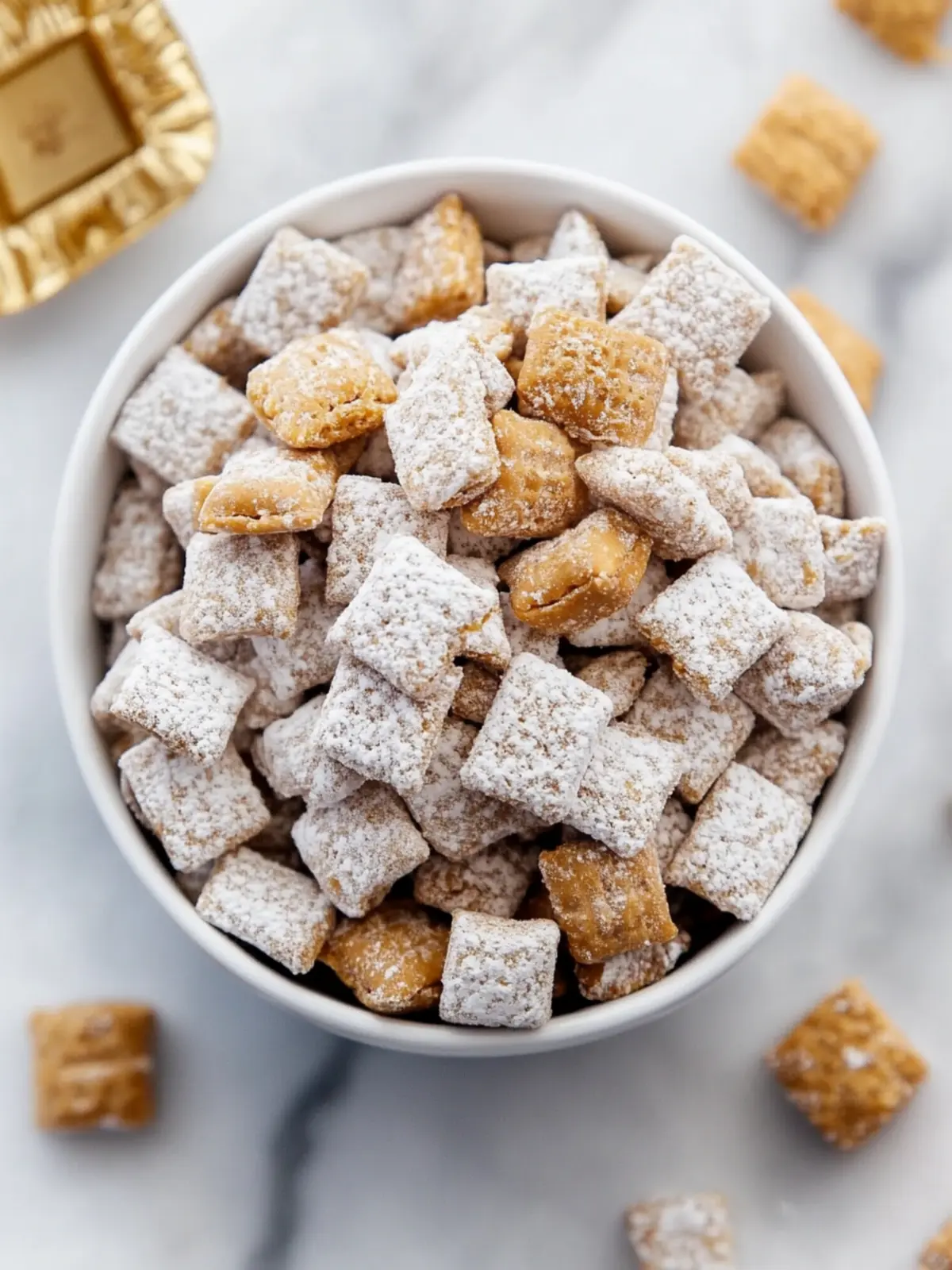 Delicious Cookie Butter Puppy Chow: No-Bake Snack Bliss 2 Cookie Butter Puppy Chow
