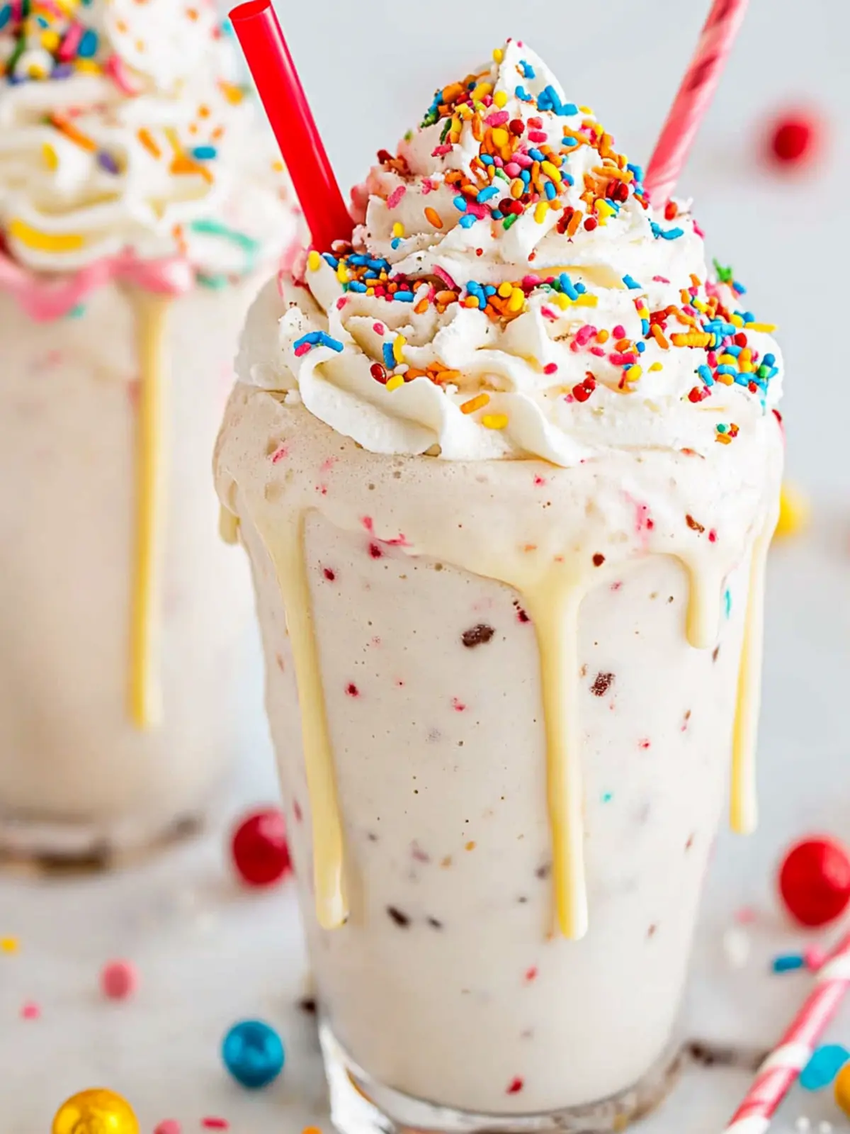 Cake Batter Milkshakes – Quick, Creamy Summer Bliss 3 Cake Batter Milkshakes