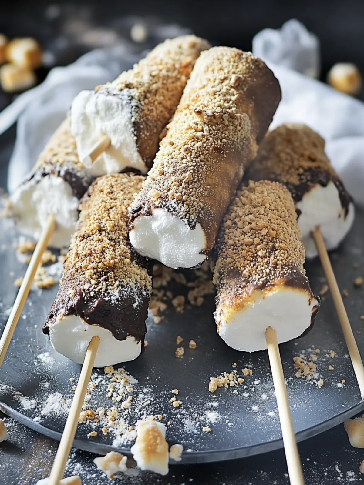 S’mores Marshmallow Pops to Wow Your Next Gathering 5 S’mores Marshmallow Pops