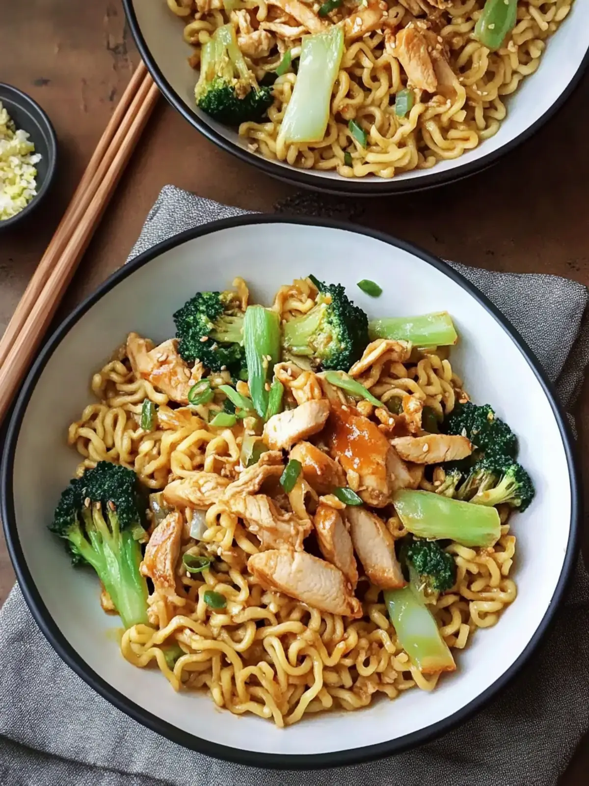 Savory Chicken Yakisoba with Ramen Noodles in 30 Minutes 3 Chicken Yakisoba with Ramen Noodles