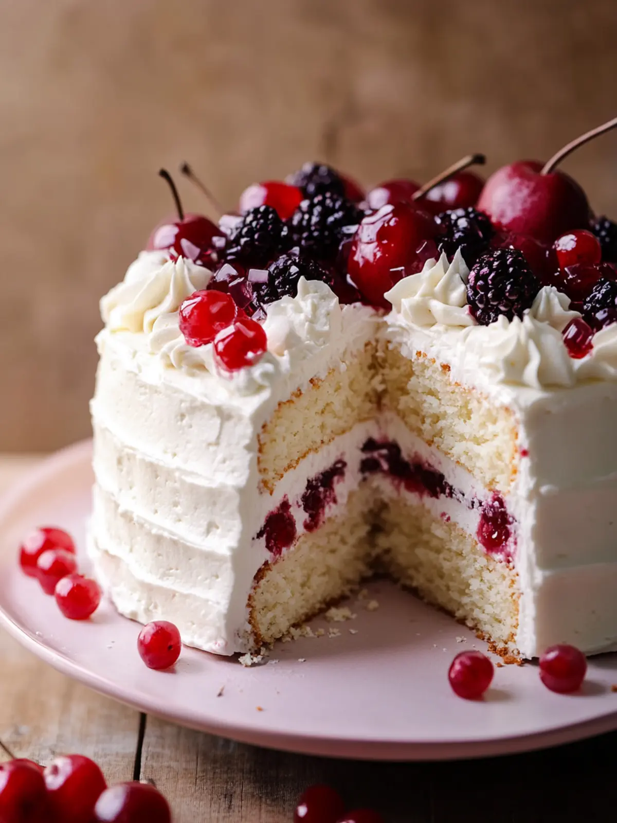 Deliciously Dreamy White Forest Cake for Special Moments 4 White Forest Cake