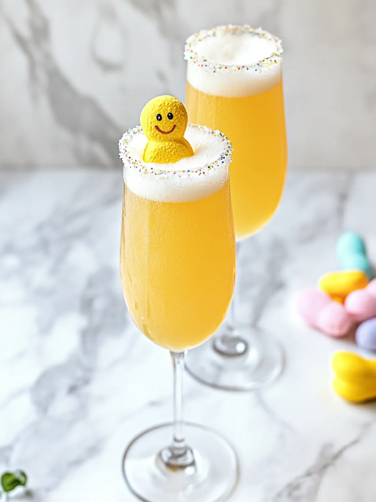 Easter Peeps Mimosa: A Fun Twist for Your Brunch Bash 4 Easter Peeps Mimosa