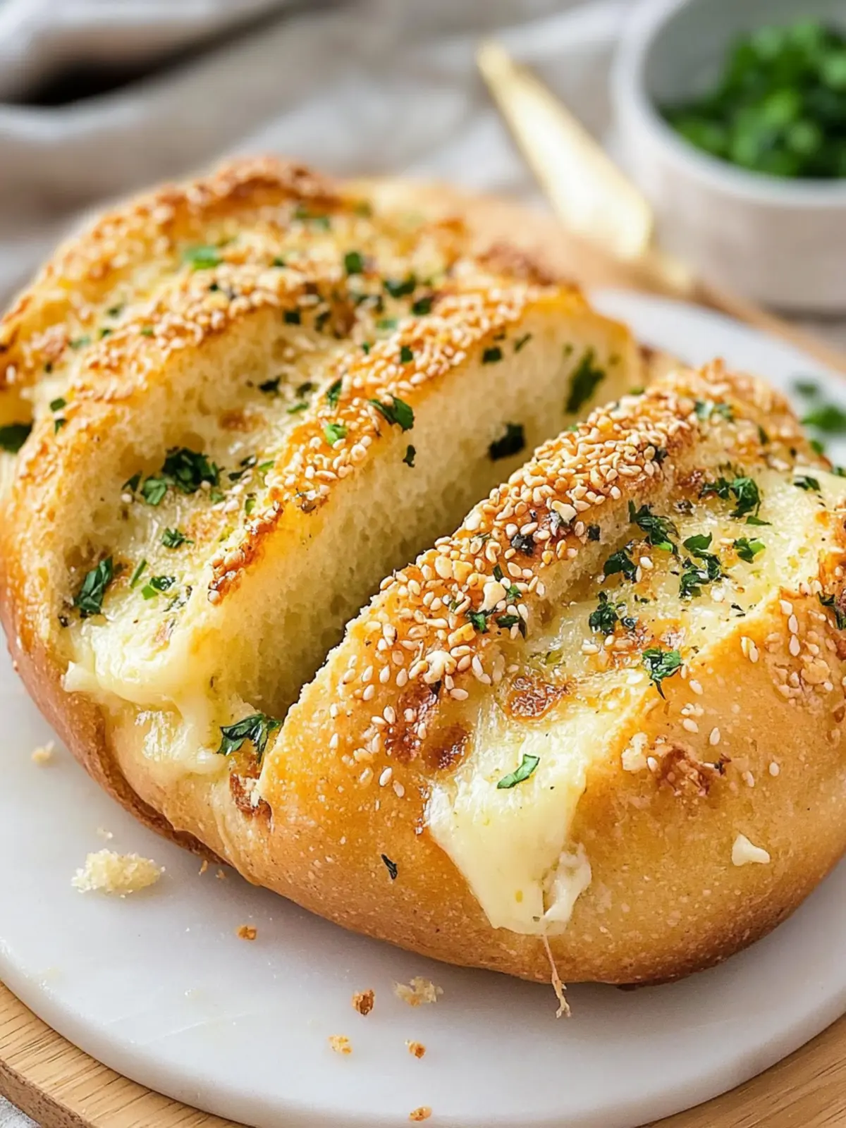 Irresistible Korean Cream Cheese Garlic Bread You Must Try! 5 Korean Cream Cheese Garlic Bread