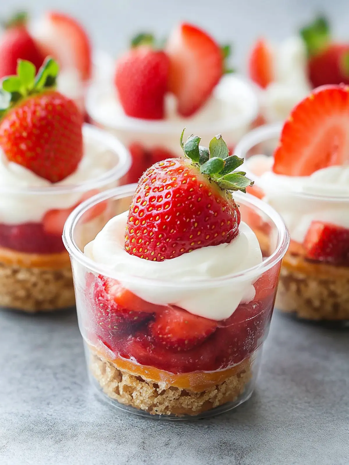 Irresistible Strawberry Pretzel Salad Cups You’ll Adore 4 Strawberry Pretzel Salad Cups