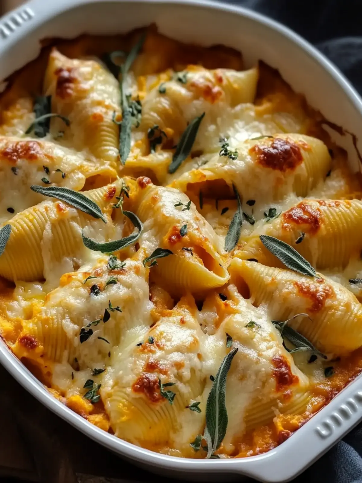 Irresistible Pumpkin & Gouda Stuffed Shells with Sage Sauce 2 Pumpkin & Gouda Stuffed Shells