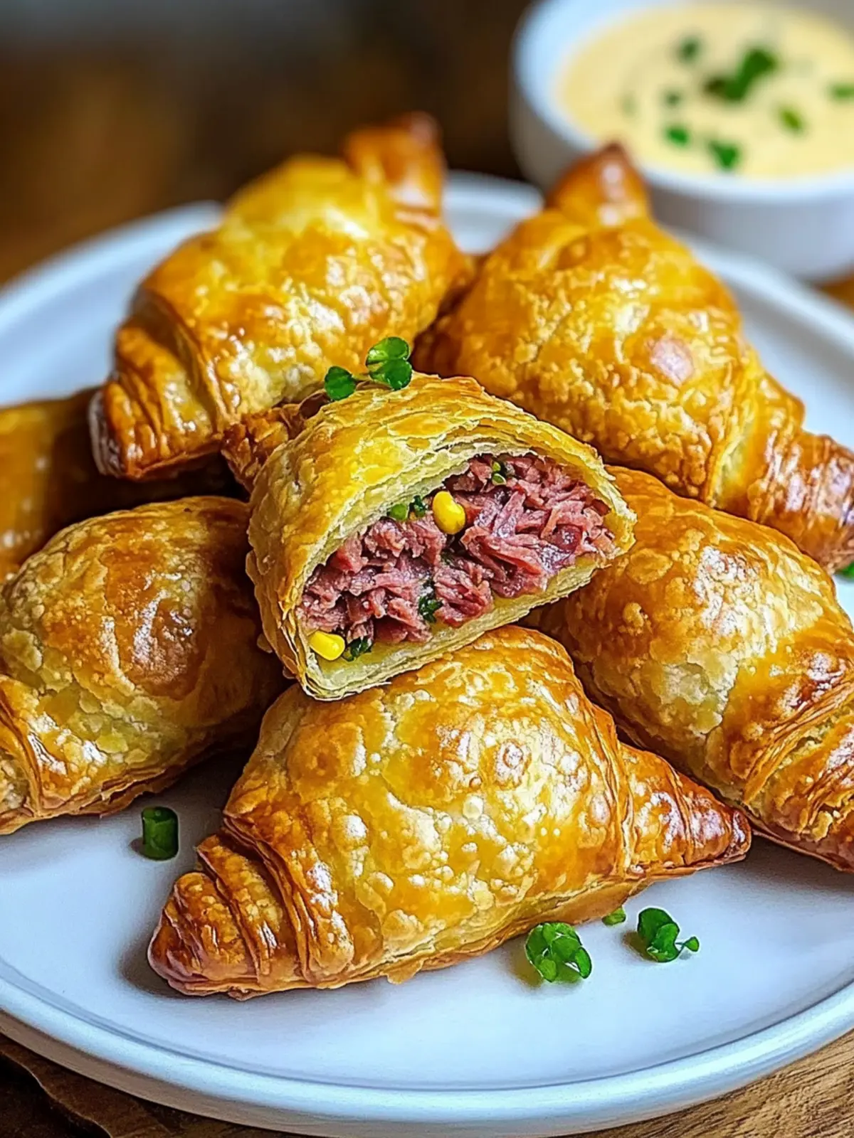 Delicious St. Patrick’s Day Beef Puffs with Corned Beef Bliss 3 St. Patricks Day Beef Puffs with Corned Beef