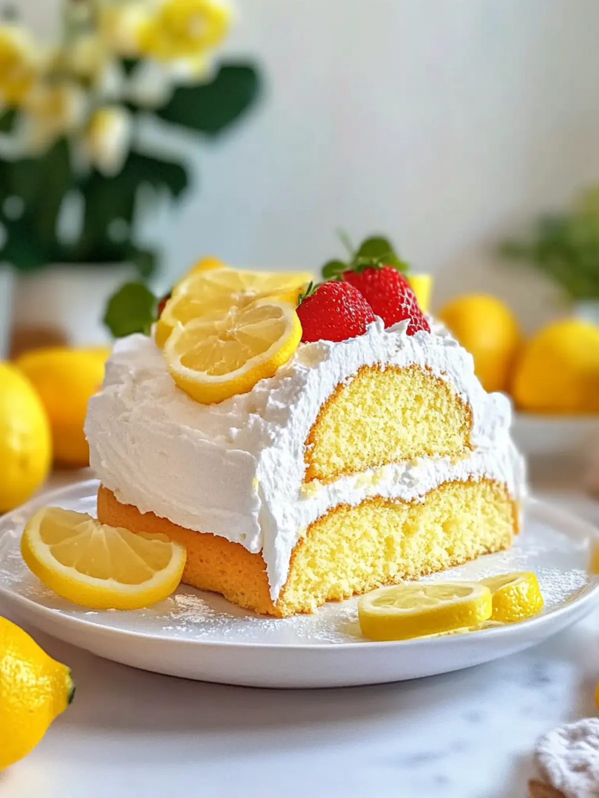 Delightful Lemon Cake Roll That Will Brighten Your Day 2 Lemon Cake Roll