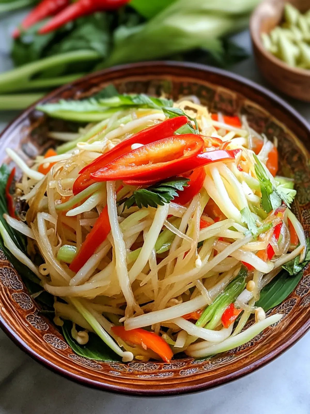 Spice Up Your Meals with Authentic Lao Papaya Salad Today 3 Lao Papaya Salad