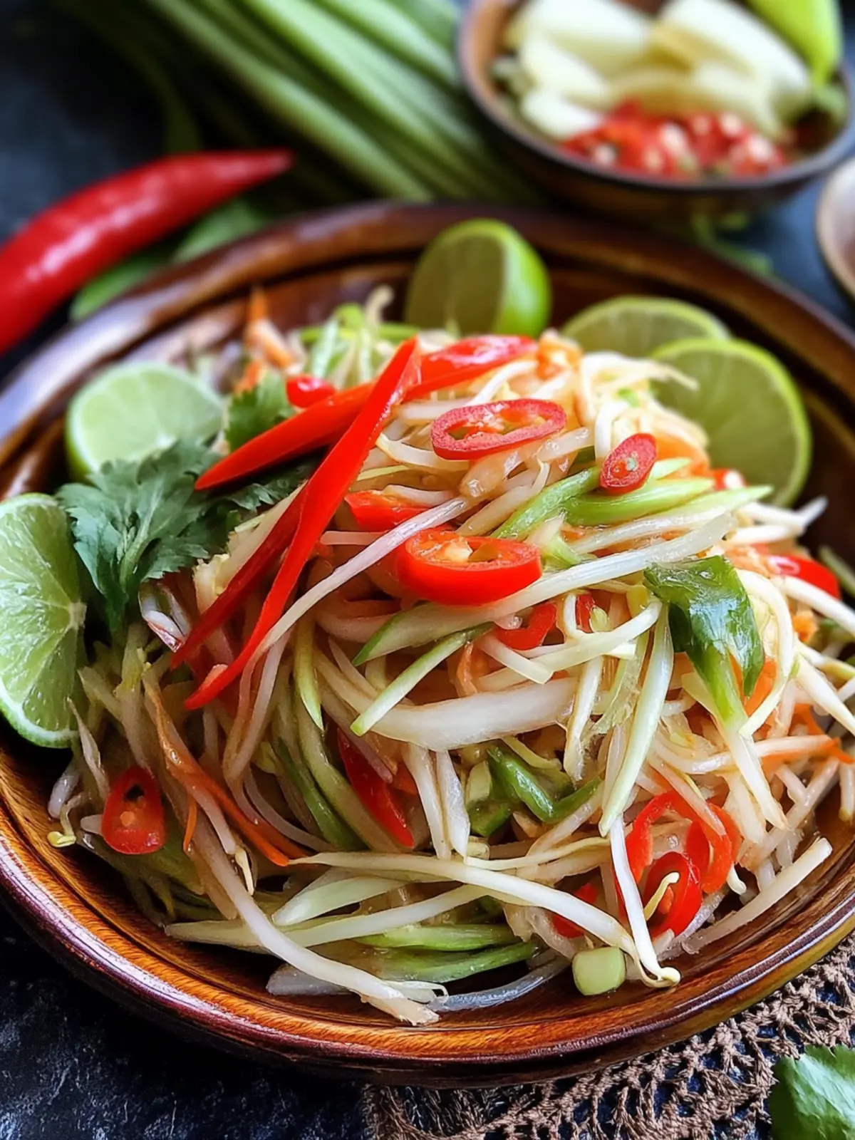 Spice Up Your Meals with Authentic Lao Papaya Salad Today 5 Lao Papaya Salad