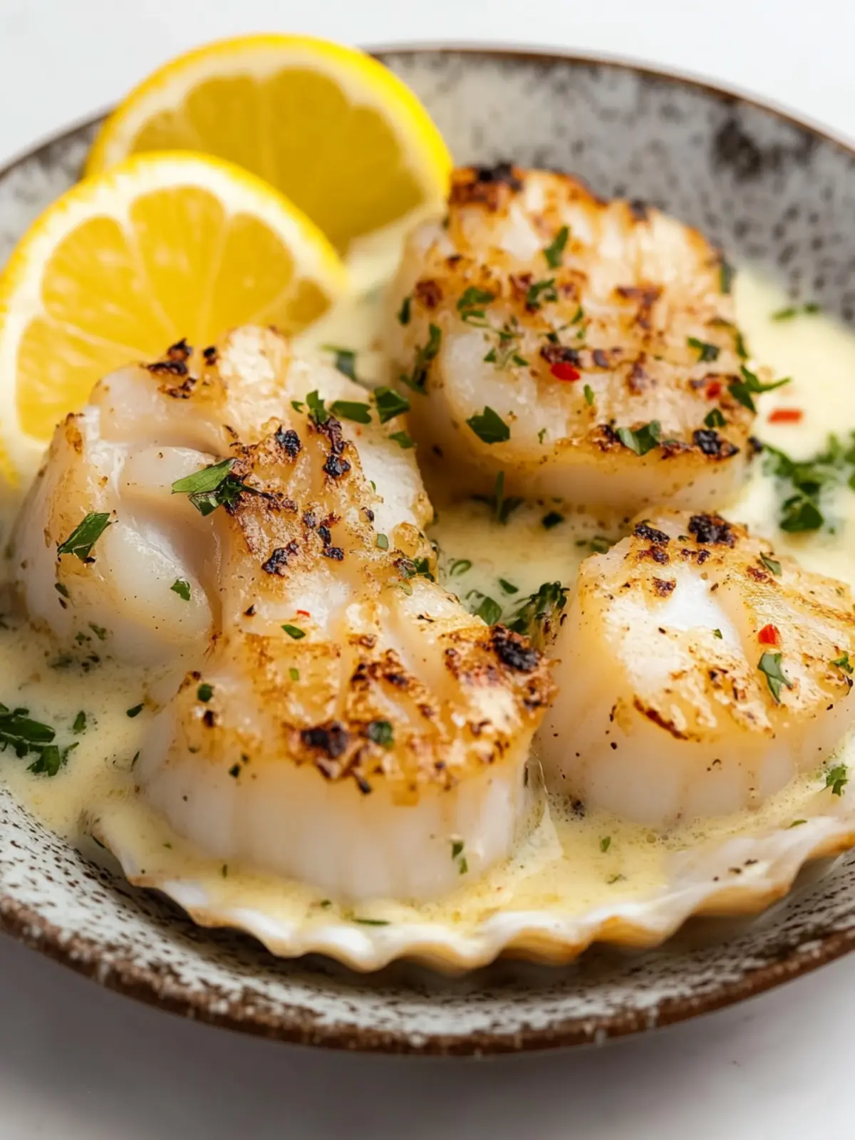 Decadent Scallops with Cream Sauce for Effortless Elegance 3 Scallops with Cream Sauce