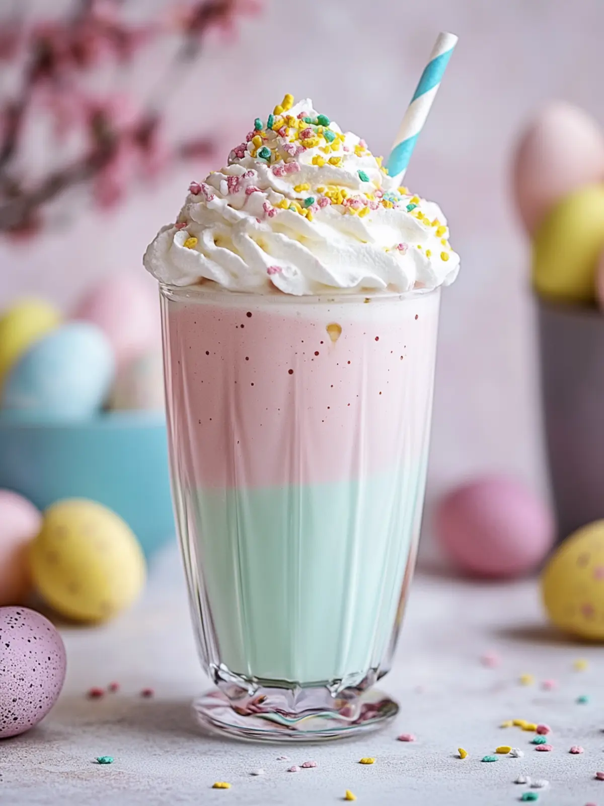 Delightfully Fun Pastel Easter Egg Milkshake Recipe 4 Pastel Easter Egg Milkshake