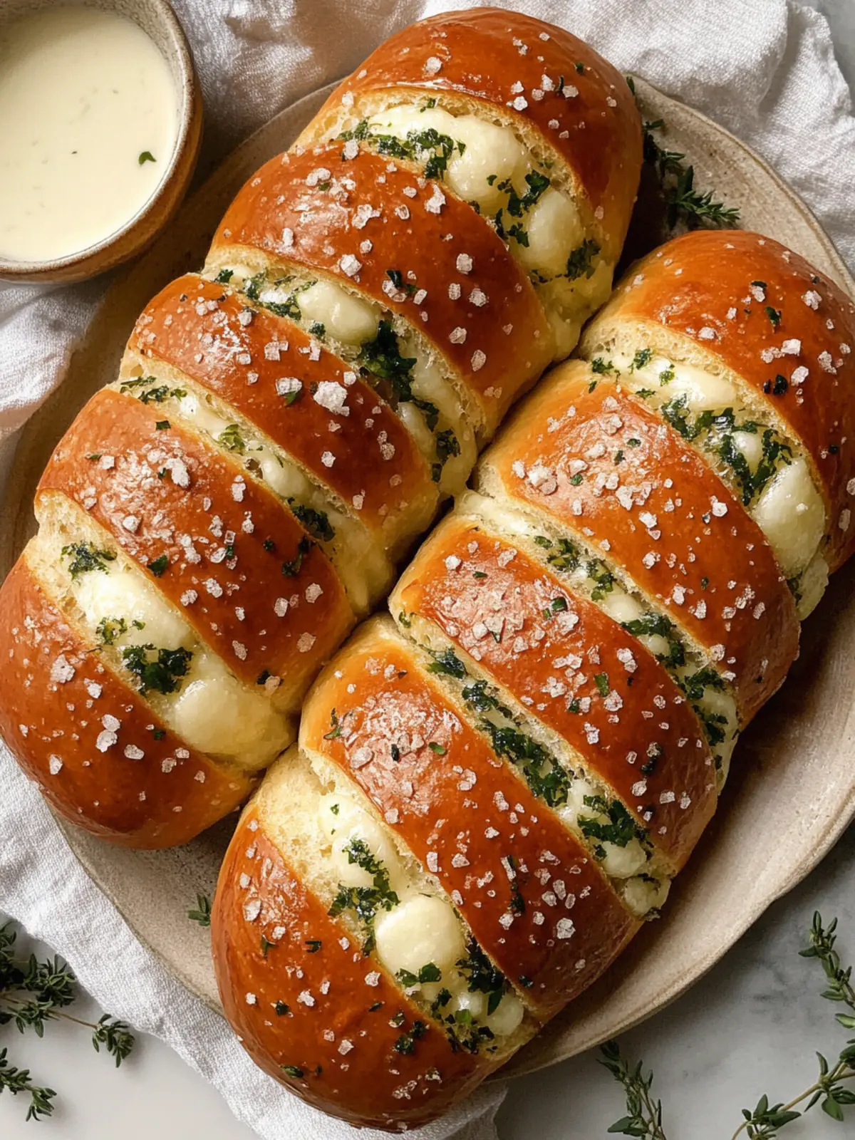 Mouthwatering Korean Garlic Salt Bread You'll Adore 3 Korean Garlic Salt Bread