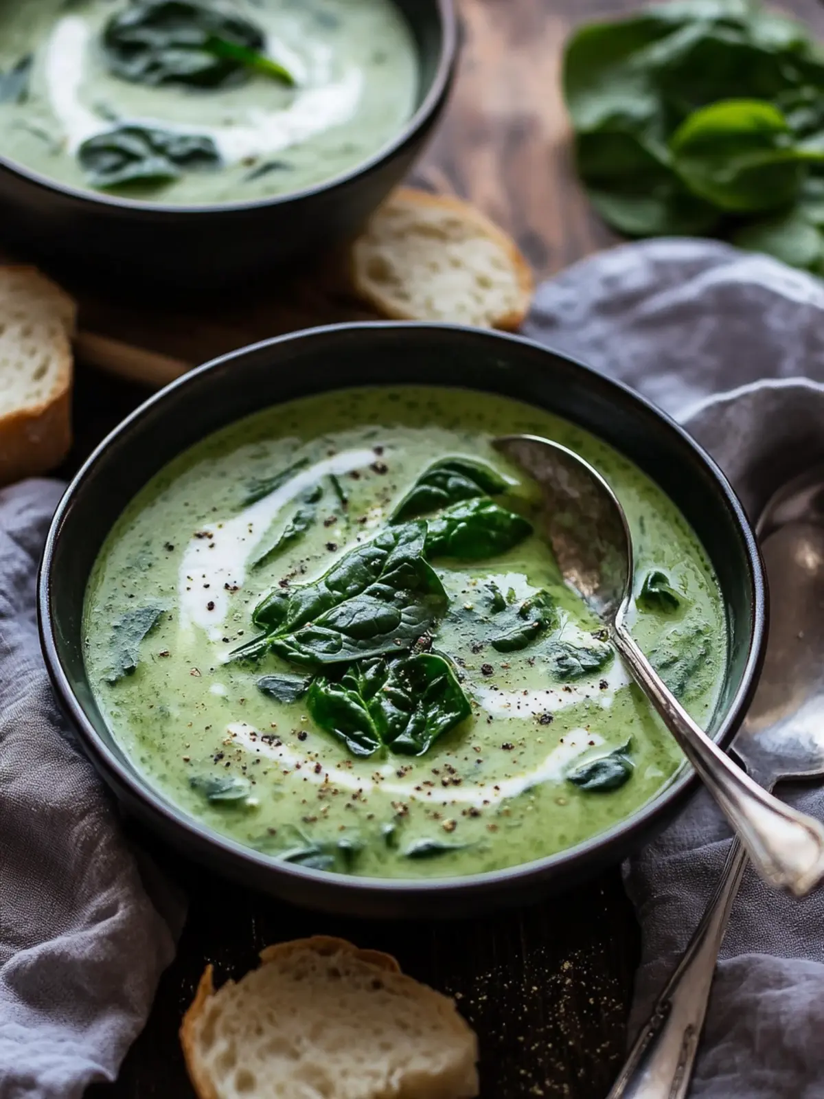 Delicious Cream of Spinach Soup Ready in Just 20 Minutes 2 Cream of Spinach Soup