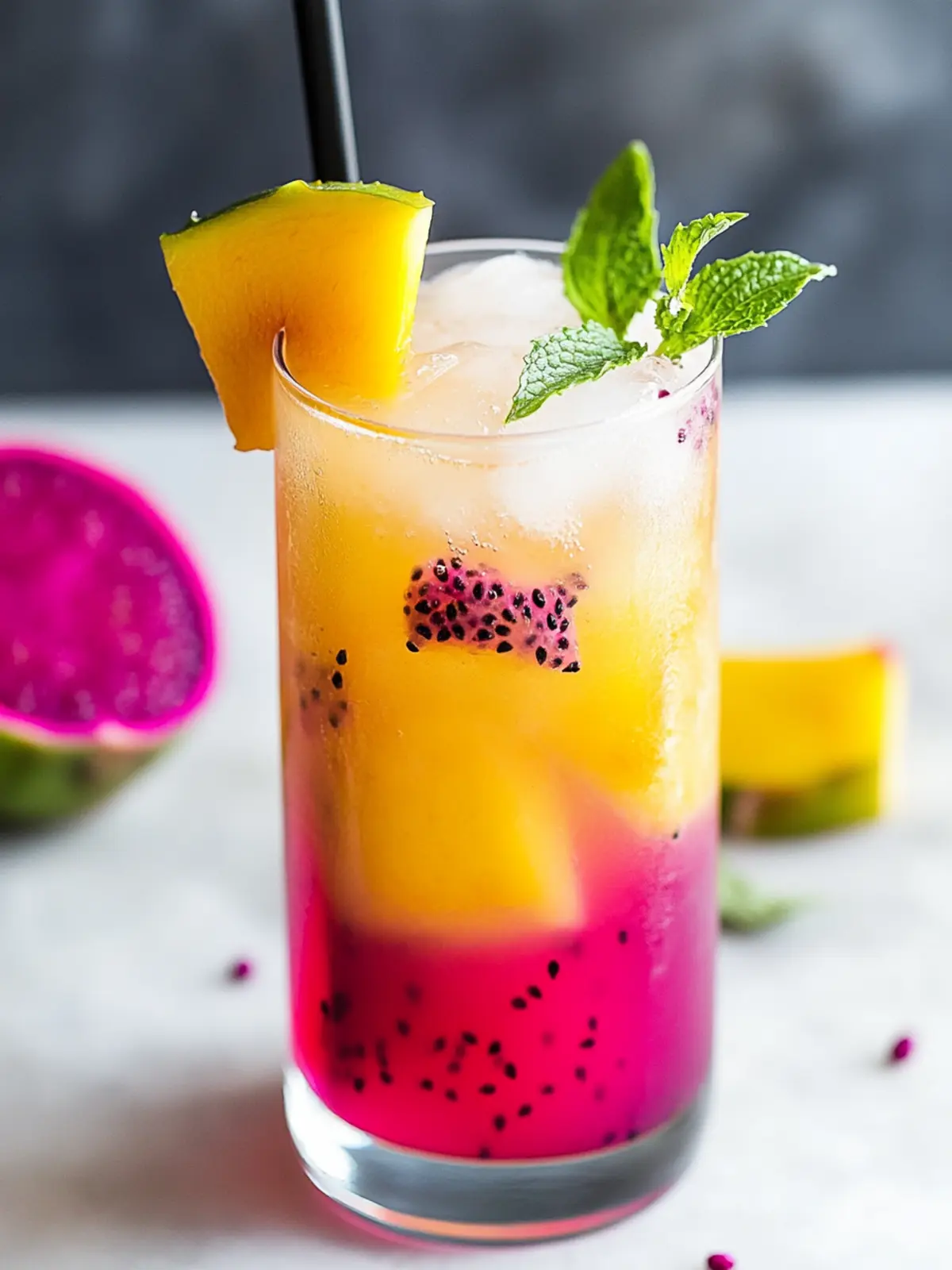 Revitalize Your Day with Mango Dragon Fruit Refresher 4 Mango Dragon Fruit Refresher