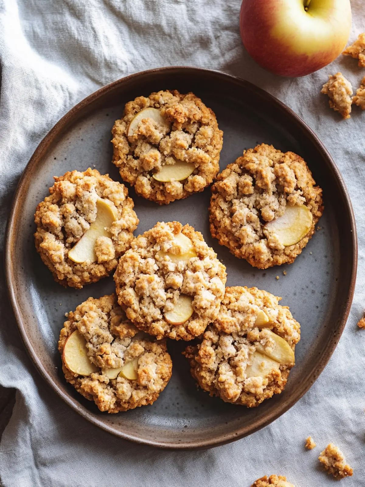 Delicious Apple Crumble Cookies for Fall Baking Fun 4 Apple Crumble Cookies