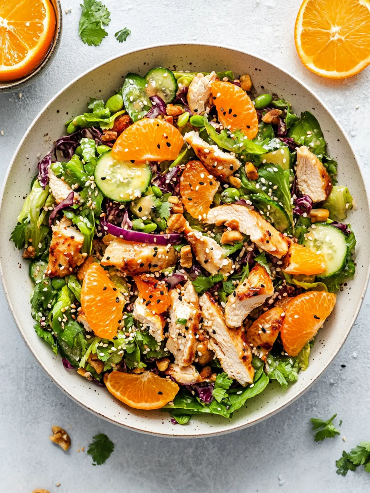 Flavor-Packed Sesame Ginger Orange Chicken Salad Delight 3 Sesame Ginger Orange Chicken Salad