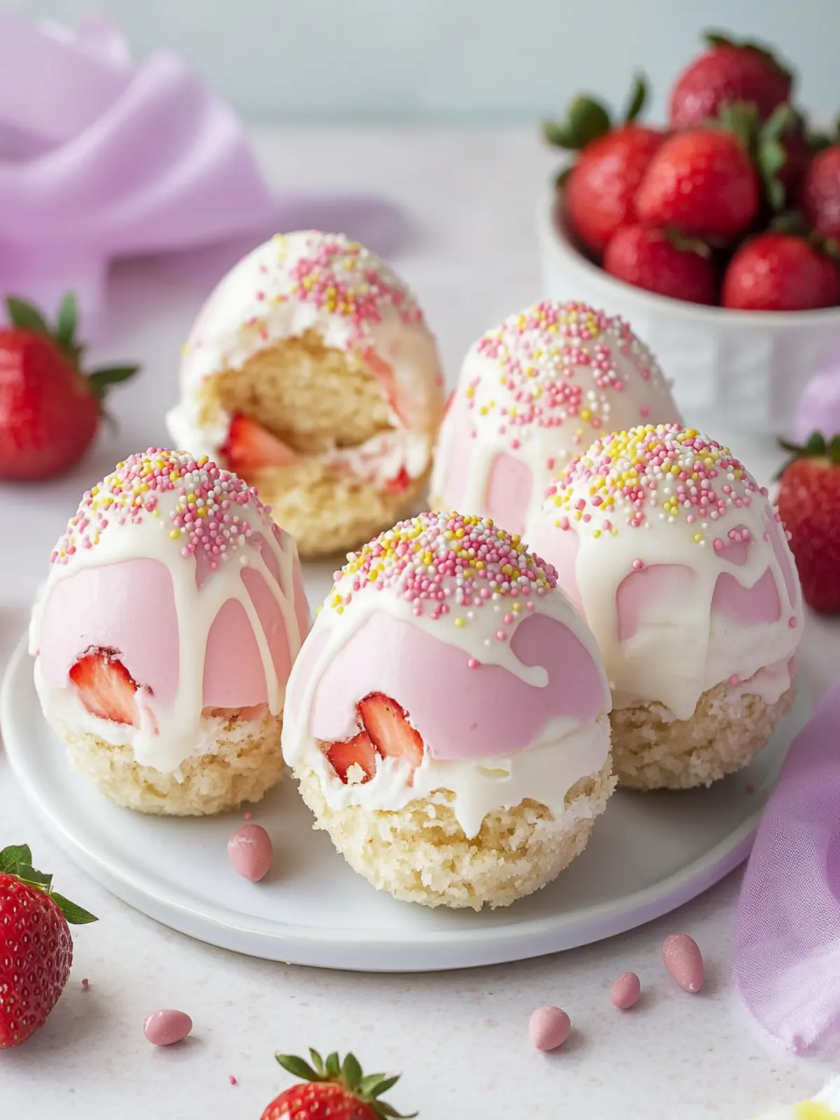 Strawberry Shortcake Easter Egg Bombs for Sweet Spring Joy 4 Strawberry Shortcake Easter Egg Bombs