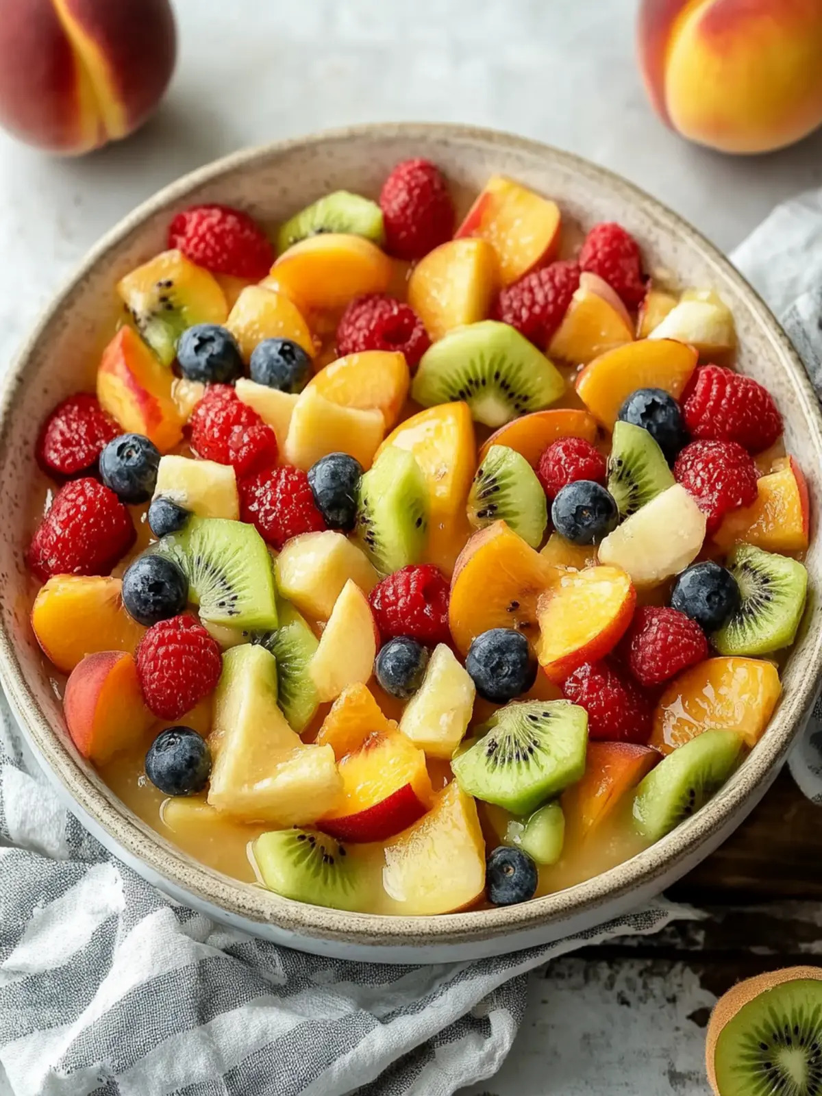 Delicious Easter Fruit Salad with Peach Pie Filling Magic 2 Easter Fruit Salad with Peach Pie Filling