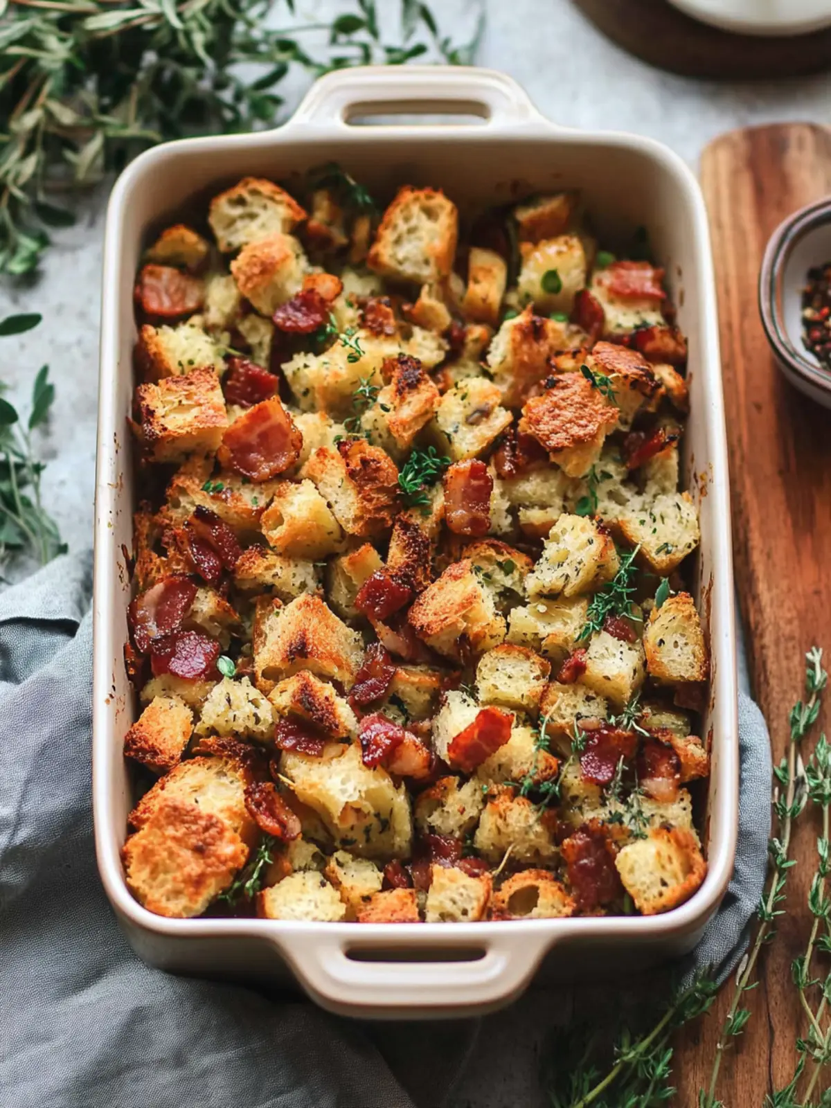 Savory Bacon Stuffing: The Ultimate Comfort Food Delight 4 Bacon Stuffing