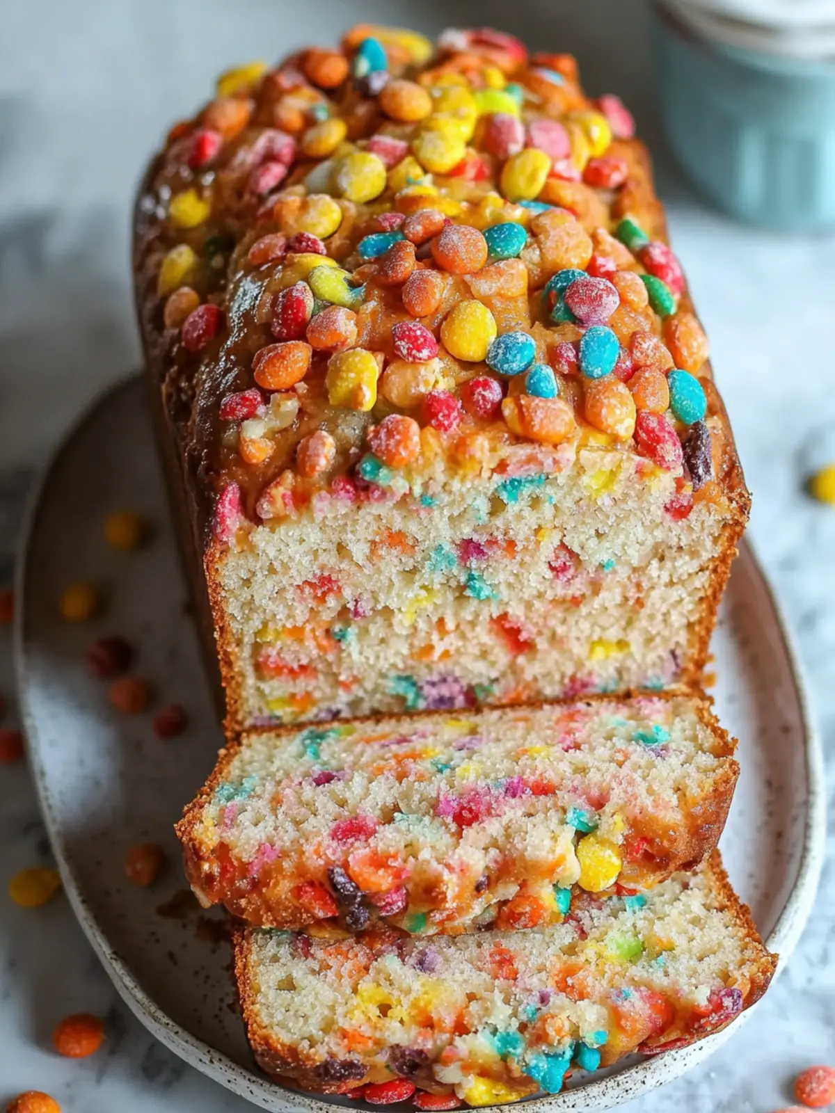 Fruity Pebbles Breakfast Bread: A Colorful Morning Delight 3 Fruity Pebbles Breakfast Bread