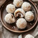 Delicious Coconut Cookie Balls Stuffed with Chocolate Bliss 8 Coconut Cookie Balls