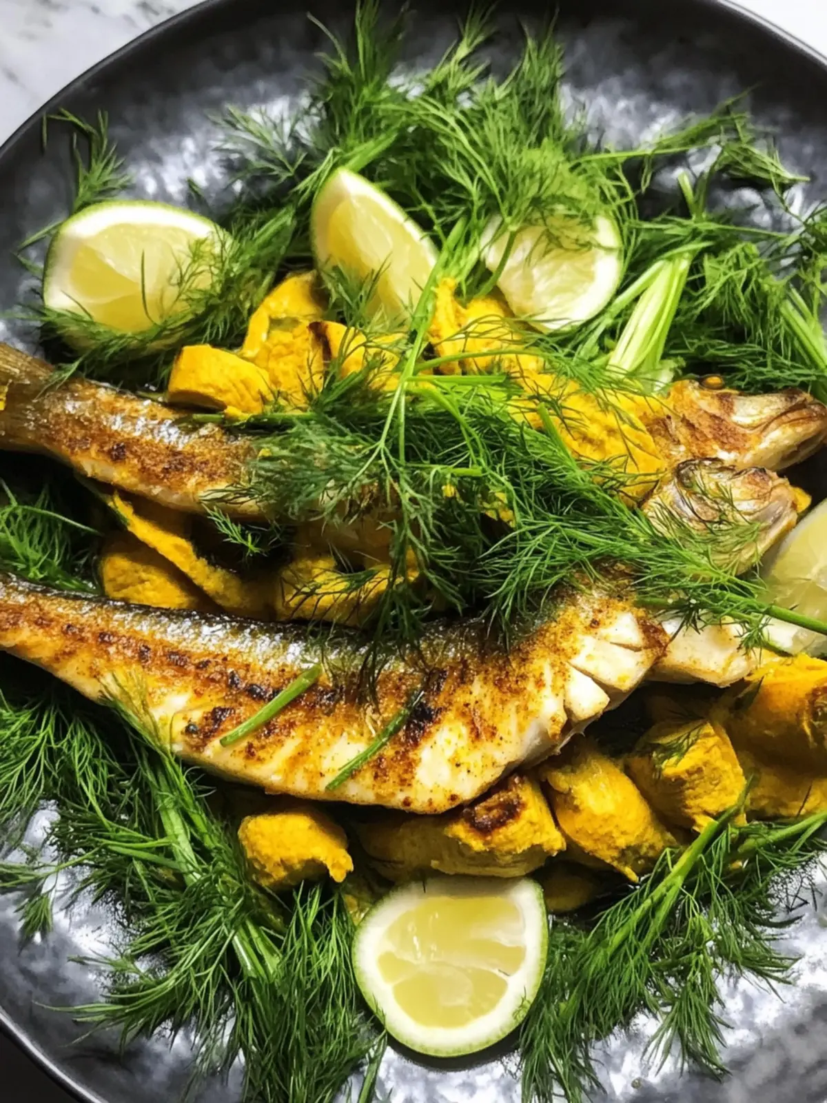 Savor Grilled Fish with Turmeric and Dill: A Vietnamese Delight 4 Grilled Fish with Turmeric and Dill