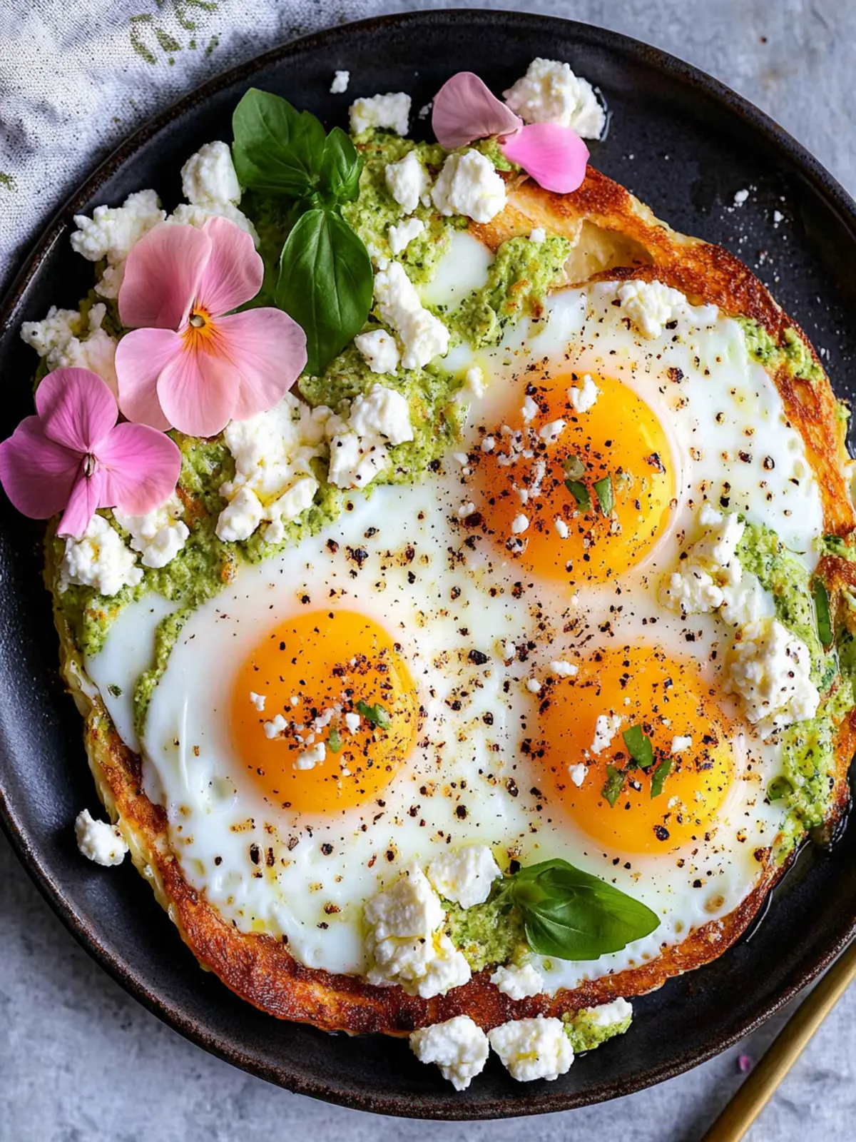 Crispy Feta Fried Eggs That Will Elevate Your Breakfast Game 4 Crispy Feta Fried Eggs