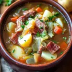 Warm Up with Hearty Irish Beef Bacon Cabbage Potato Soup 9 Irish Beef Beef Bacon Cabbage Potato Soup