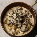 Creamy Gorgonzola Truffle Sauce with Mushrooms in 10 Minutes 9 Gorgonzola Truffle Cream Sauce with Mushrooms