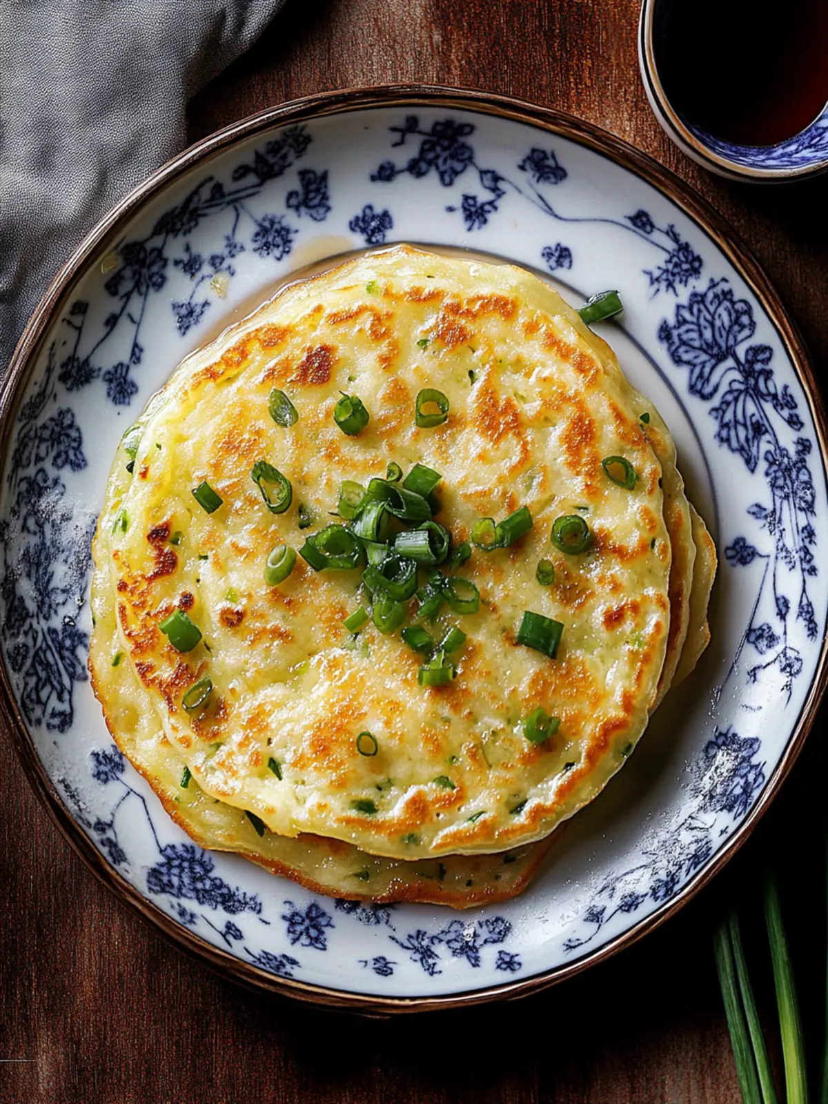 Master Easy Chinese Green Onion Pancakes in 15 Minutes! 4 Chinese Green Onion Pancakes