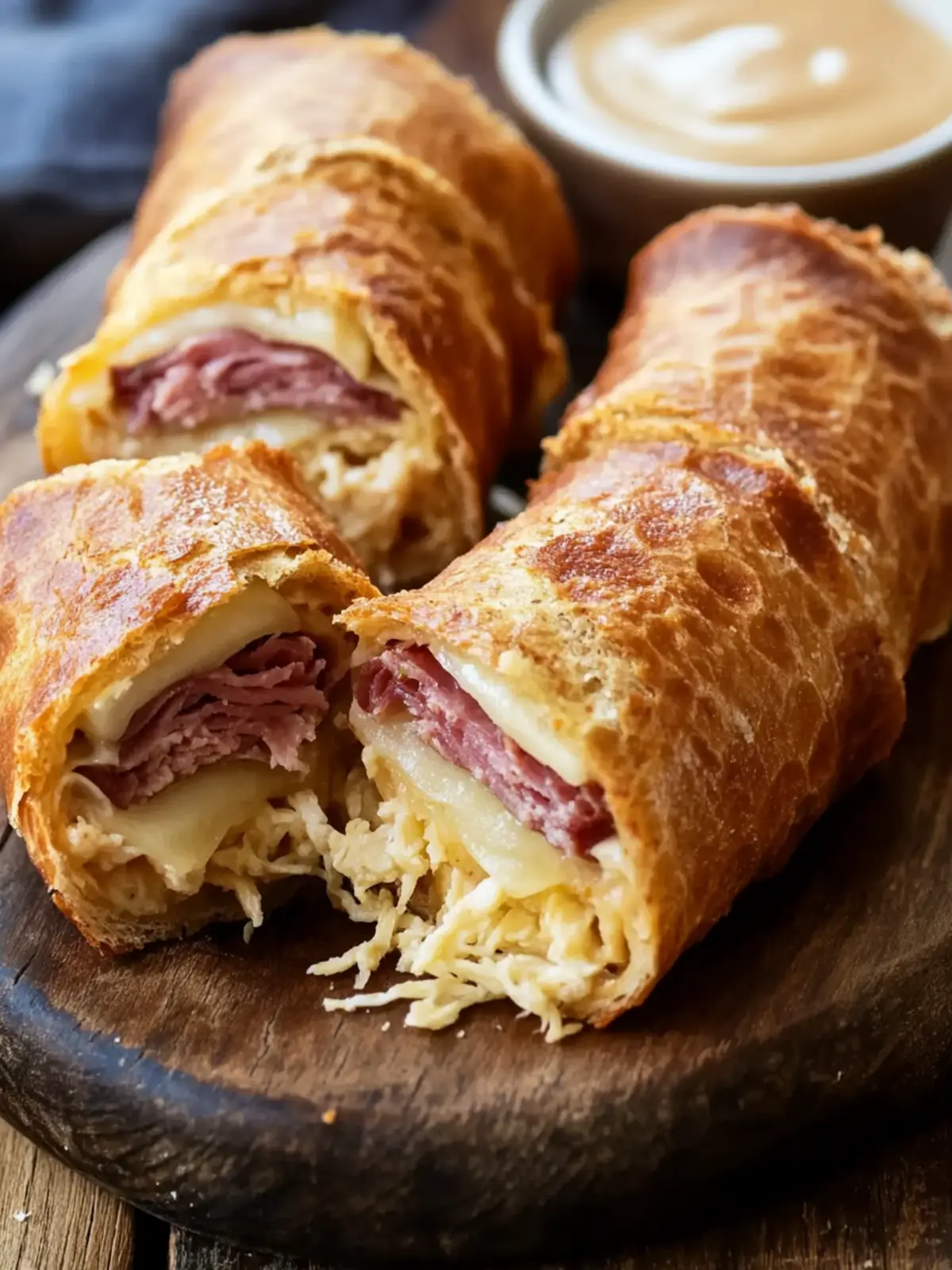 Baked Reuben Sandwich Roll-Ups: Delicious Snack for All Occasions 5 Baked Reuben Sandwich Roll-Ups