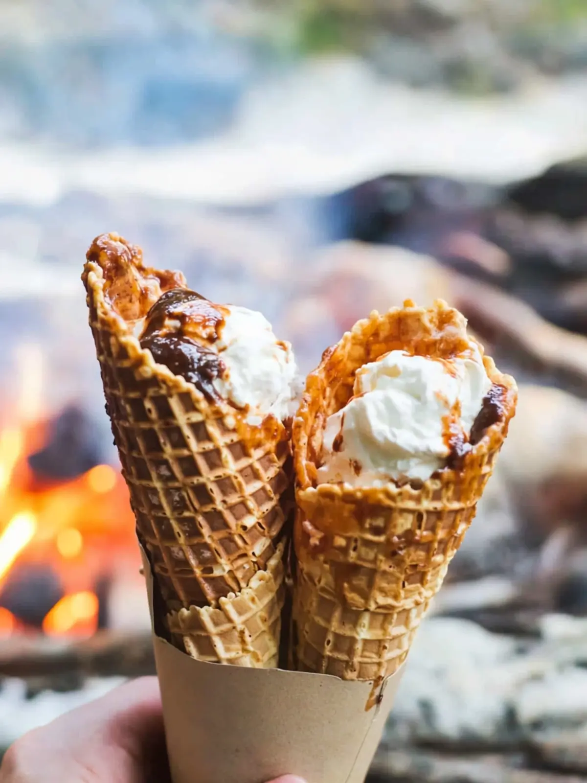 Deliciously Decadent Campfire Cones: Your New Favorite Treat 3 Campfire Cones
