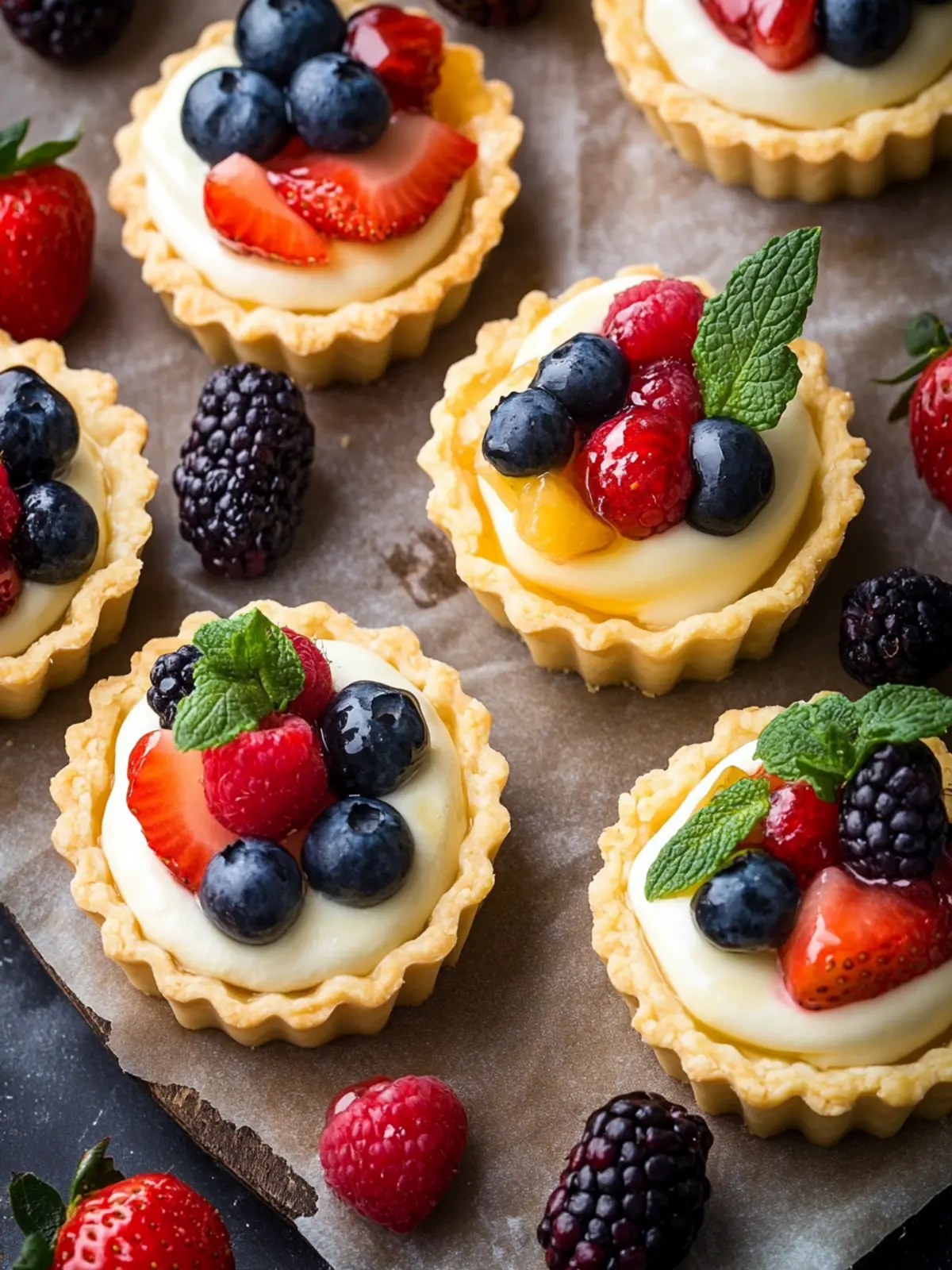 Delicious Mini Fruit Tarts: A Sweet Treat You’ll Love 4 Mini Fruit Tarts