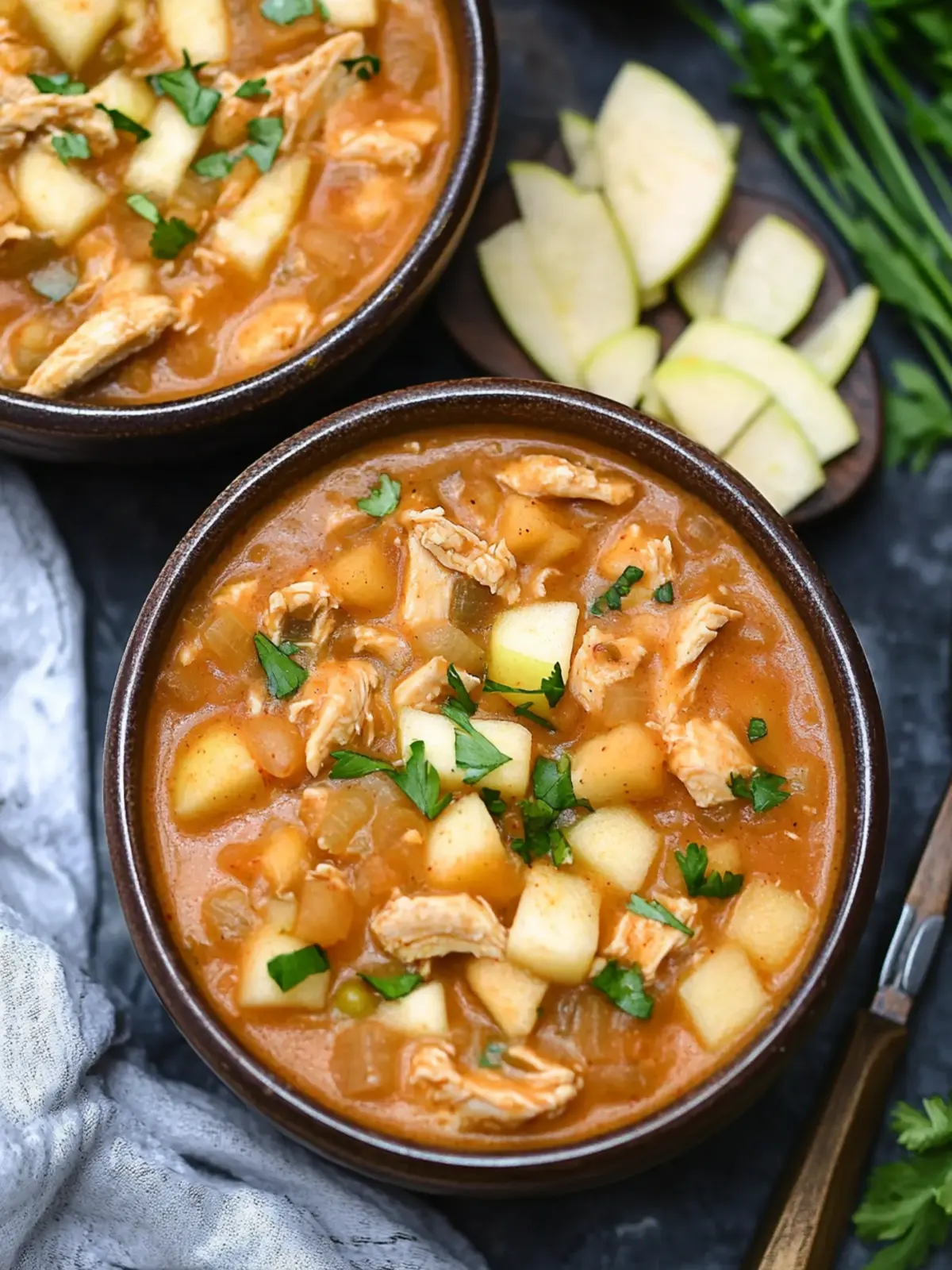 Savory White Cheddar Apple Chicken Chili for Cozy Nights 4 White Cheddar Apple Chicken Chili