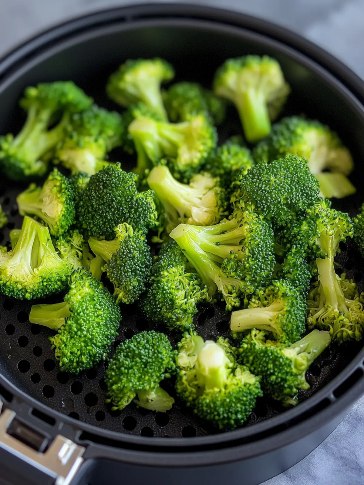 Crispy Air Fryer Broccoli in Just 10 Minutes Flat 4 Air Fryer Broccoli