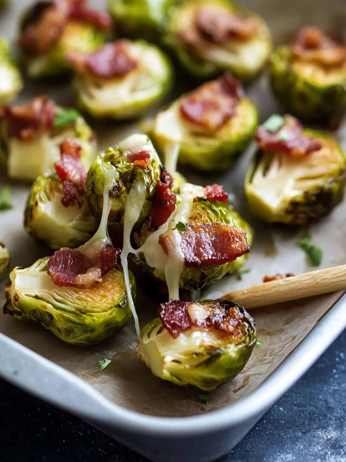 Crispy Brussel Sprouts with Bacon and Cheese: A Game-Changer! 4 Crispy Brussel Sprouts with Bacon and Cheese