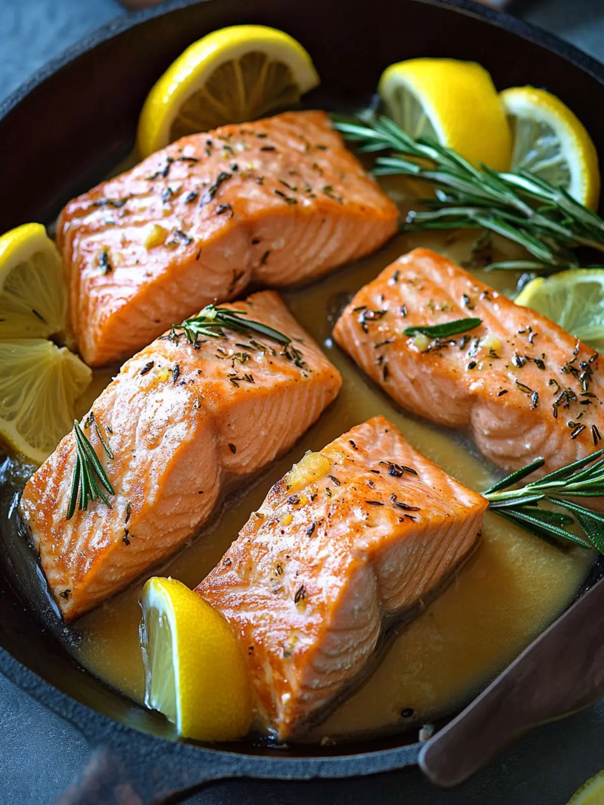 Zesty Lemon Rosemary Salmon in Just 20 Minutes 5 Lemon Rosemary Salmon