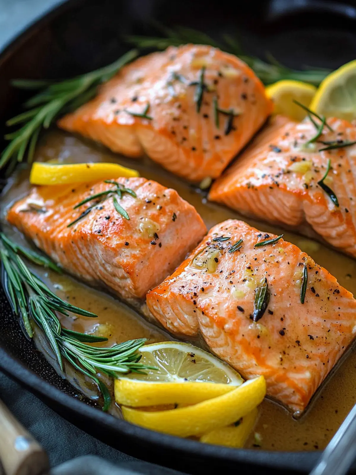 Zesty Lemon Rosemary Salmon in Just 20 Minutes 4 Lemon Rosemary Salmon
