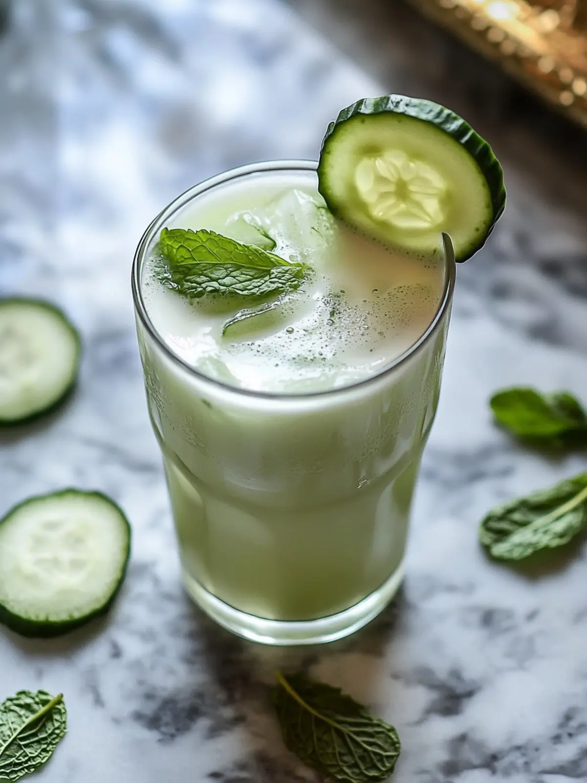 Cool Off with Cucumber Mint Milk Tea for Ultimate Refreshment 3 Cucumber Mint Milk Tea
