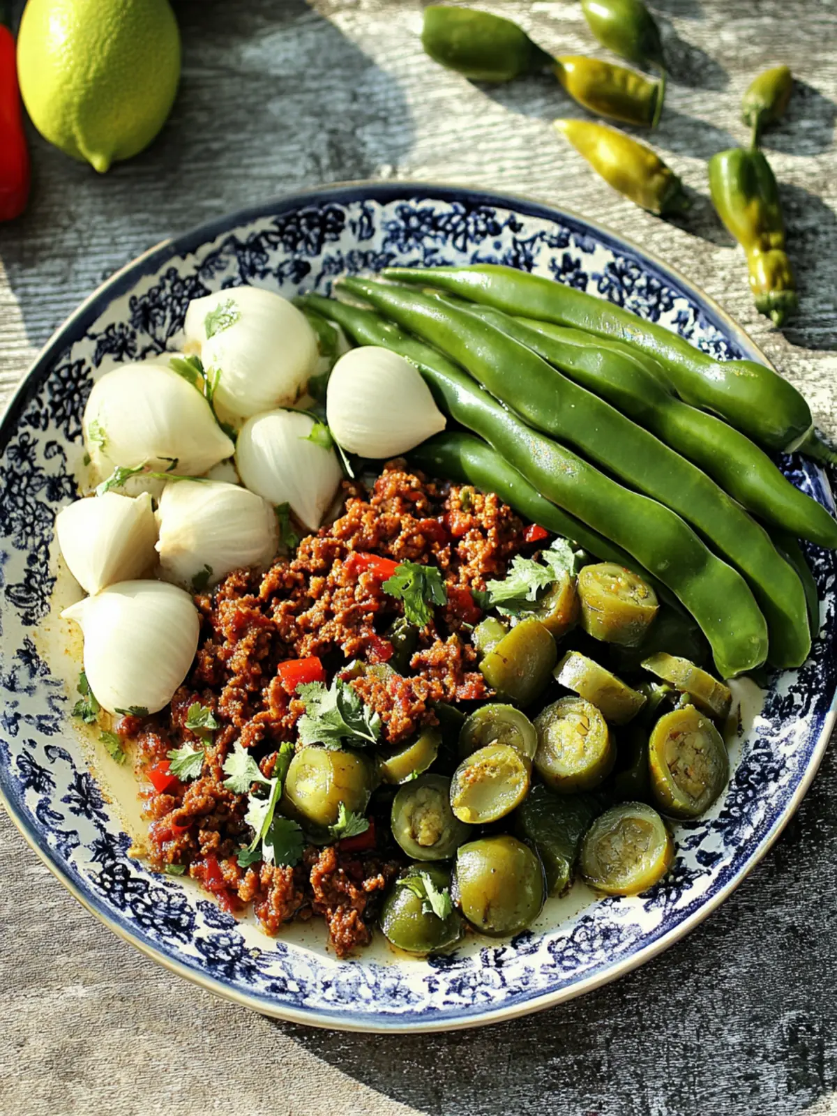 Savor Spicy Nopales with Chorizo for a Home-Cooked Delight 2 Nopales with Chorizo