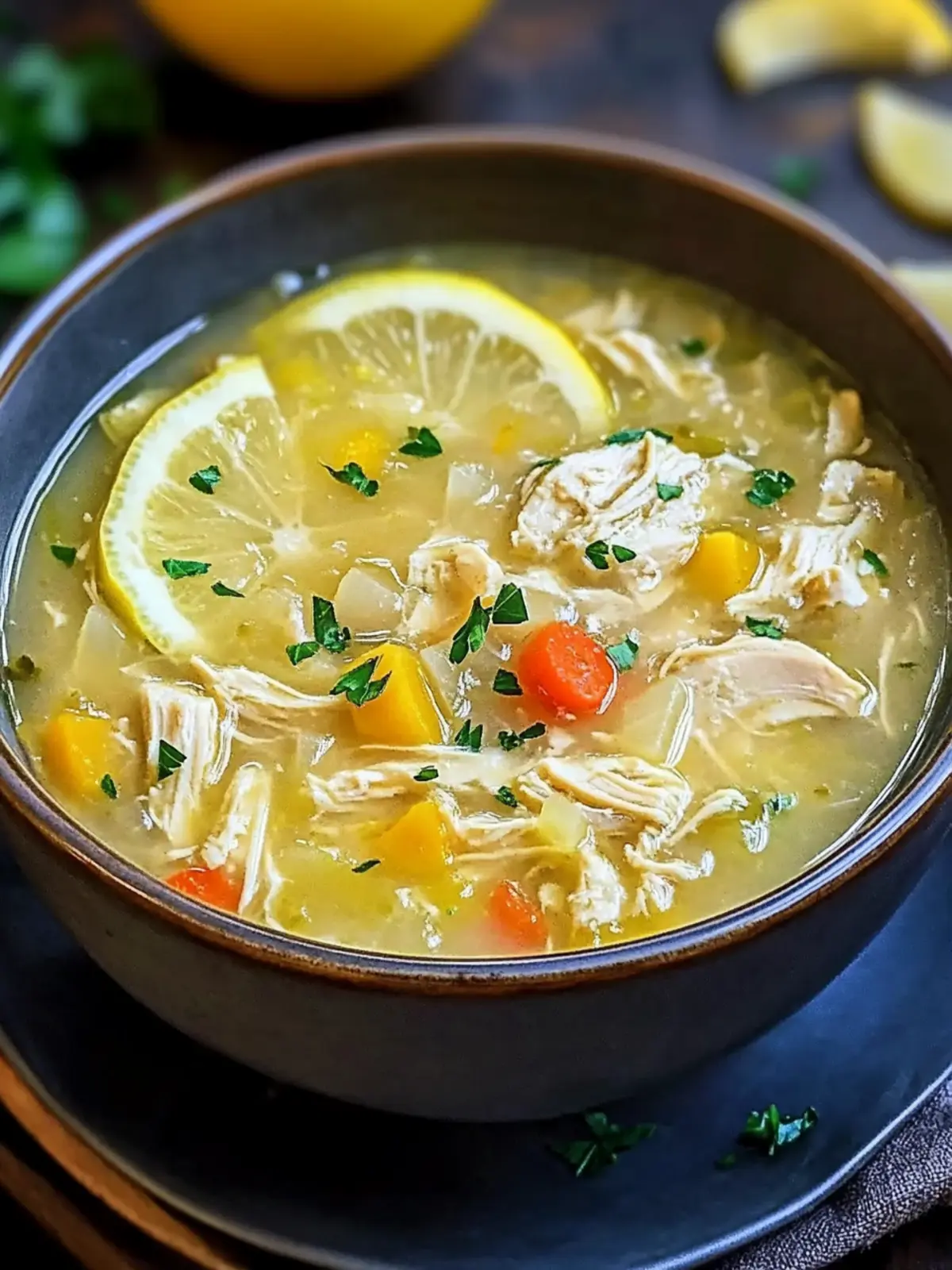 Zesty Lemon Artichoke Chicken Soup for Cozy Nights 3 Lemon Artichoke Chicken Soup