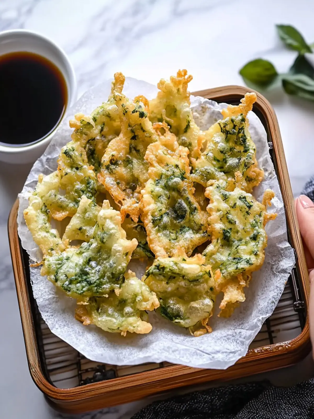 Crispy Eggless Moringa Tempura for Healthy Snacking Bliss 2 Eggless Moringa Tempura with Crispy Batter