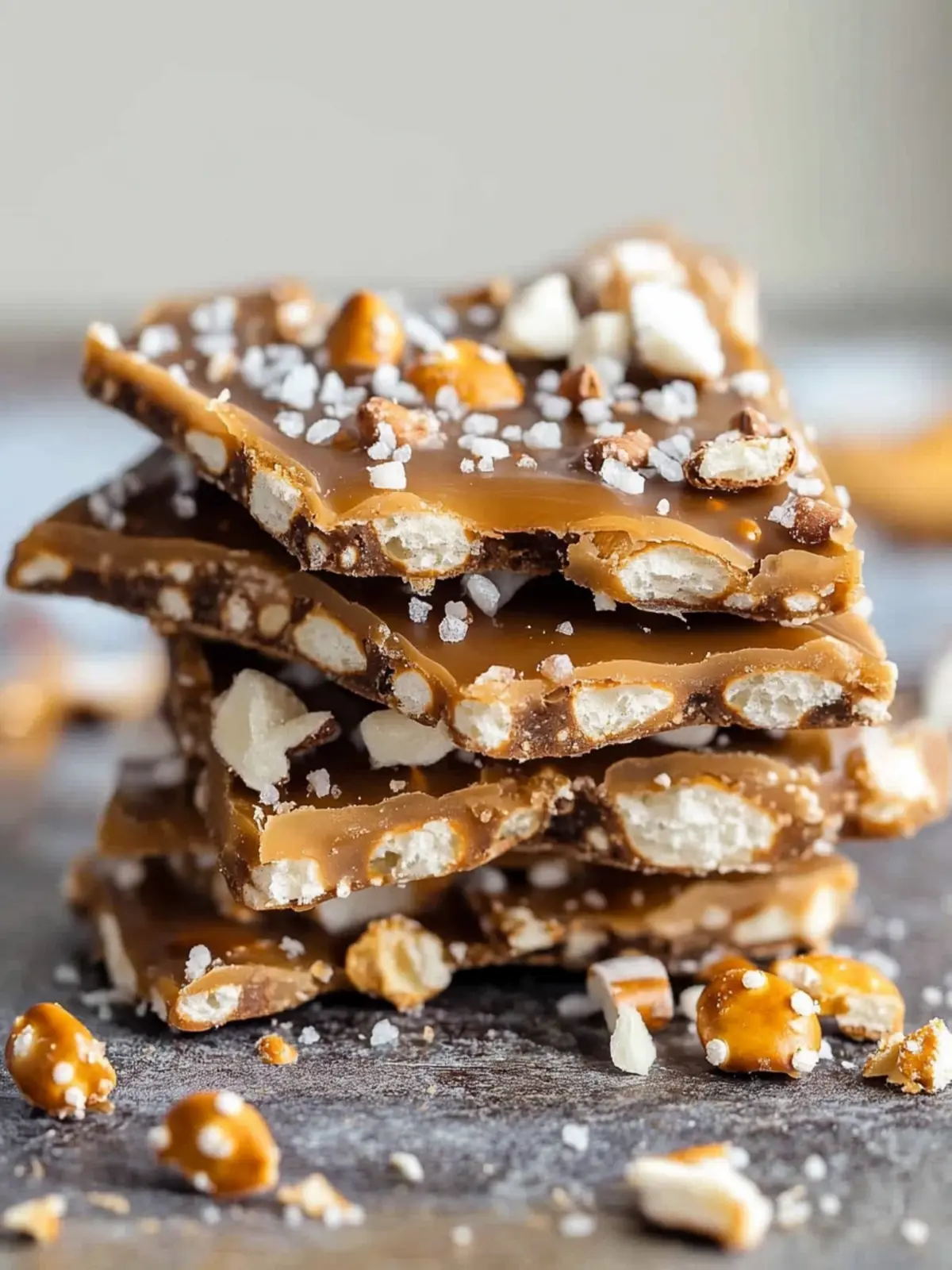 Indulge with Easy Salted Caramel Pretzel Bark Recipe 3 Salted Caramel Pretzel Bark