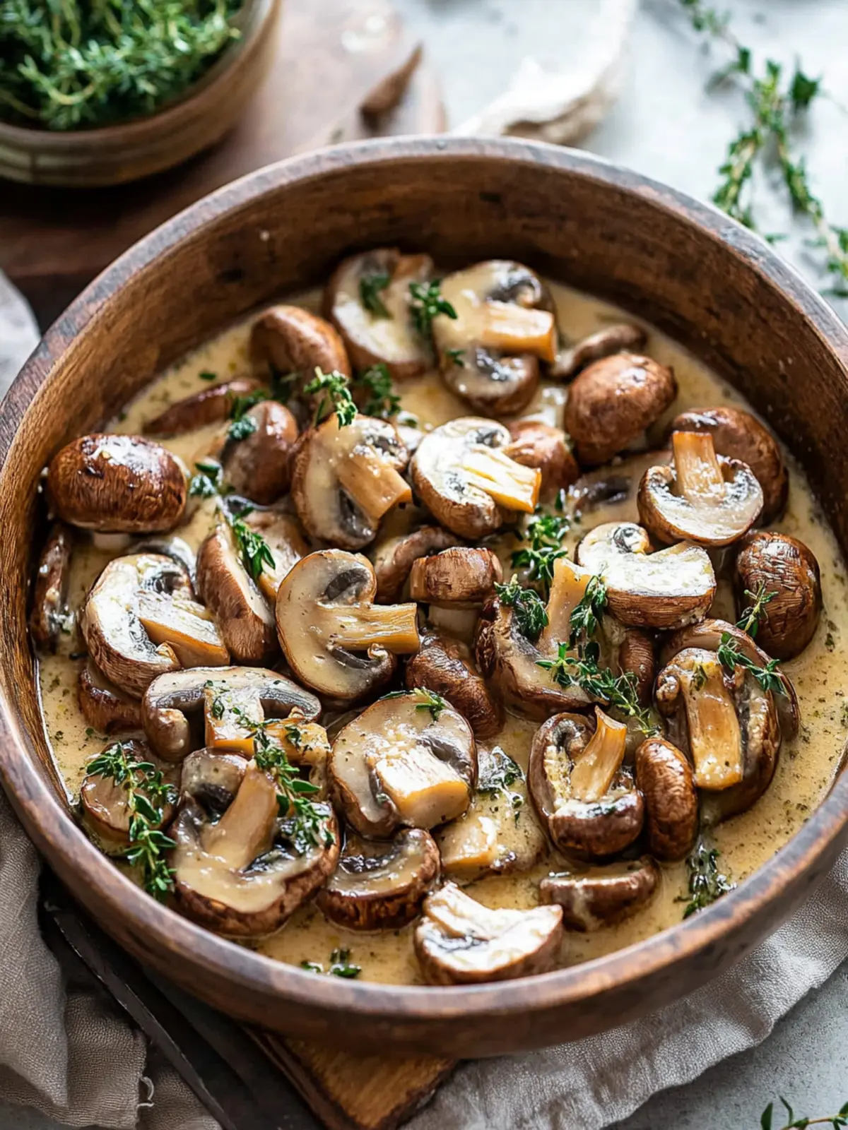 Savor the Richness of Tuscan Butter Mushrooms Tonight 2 Tuscan Butter Mushrooms