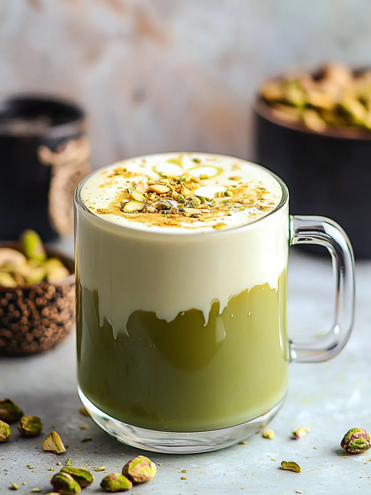 Indulge in a Creamy Homemade Pistachio Latte Delight 2 Homemade Pistachio Latte