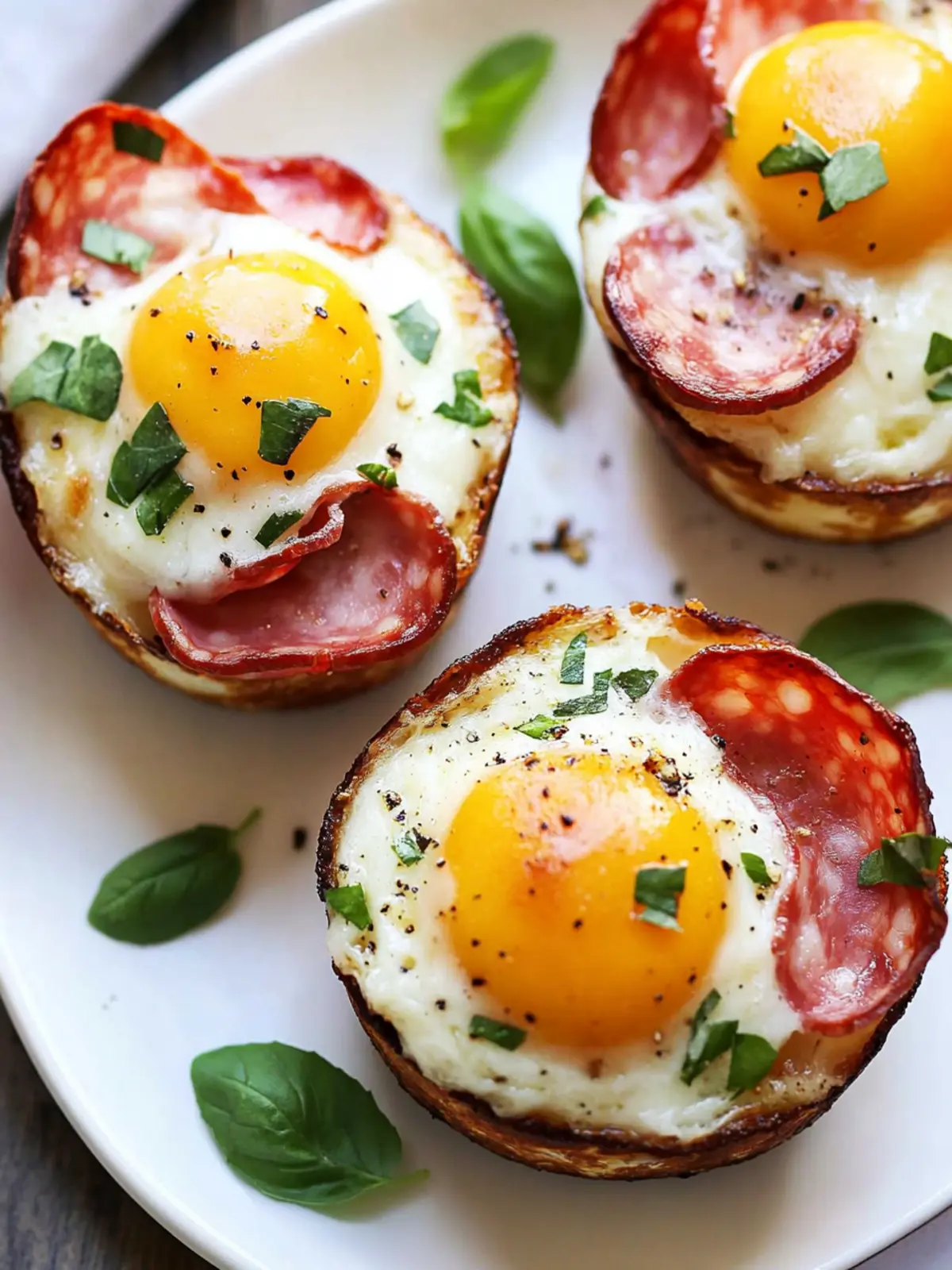 Delicious Salami Breakfast Cups for a Quick Low-Carb Feast 2 Salami Breakfast Cups