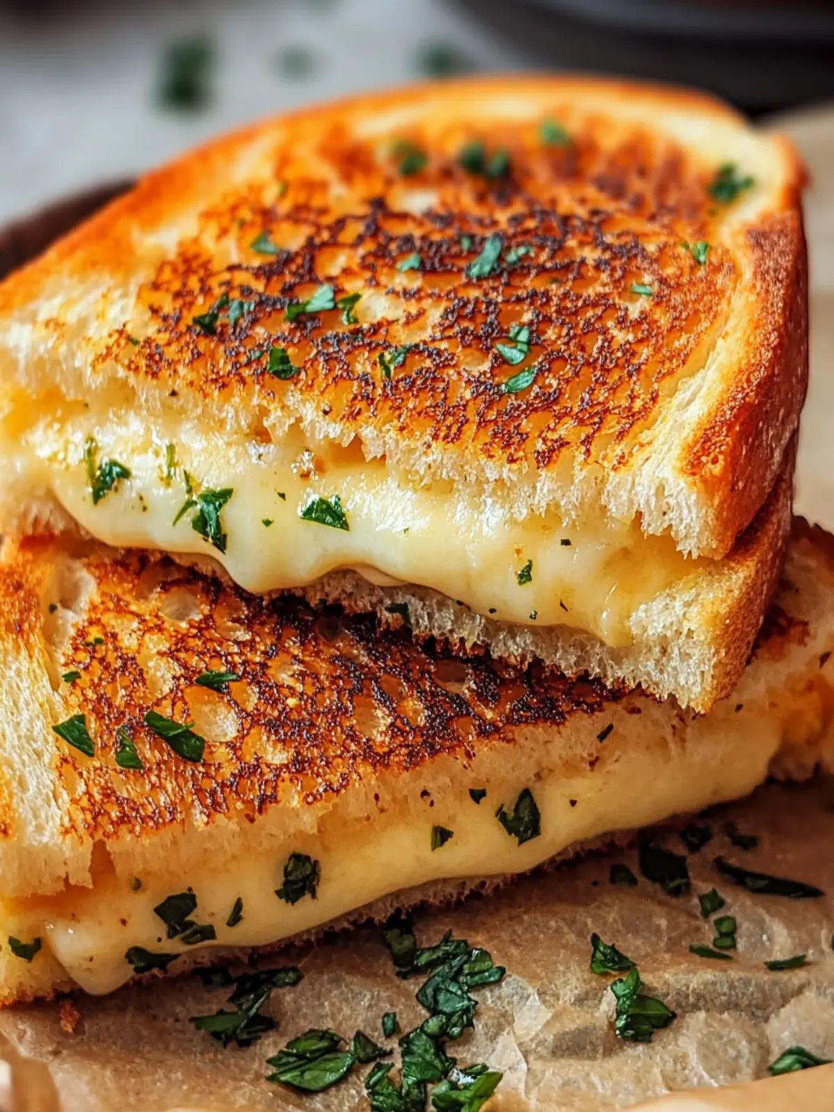 Irresistible Garlic Bread Grilled Cheese for Cozy Nights 4 Garlic Bread Grilled Cheese