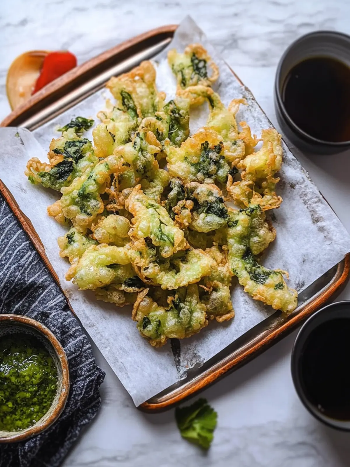 Crispy Eggless Moringa Tempura for Healthy Snacking Bliss 4 Eggless Moringa Tempura with Crispy Batter