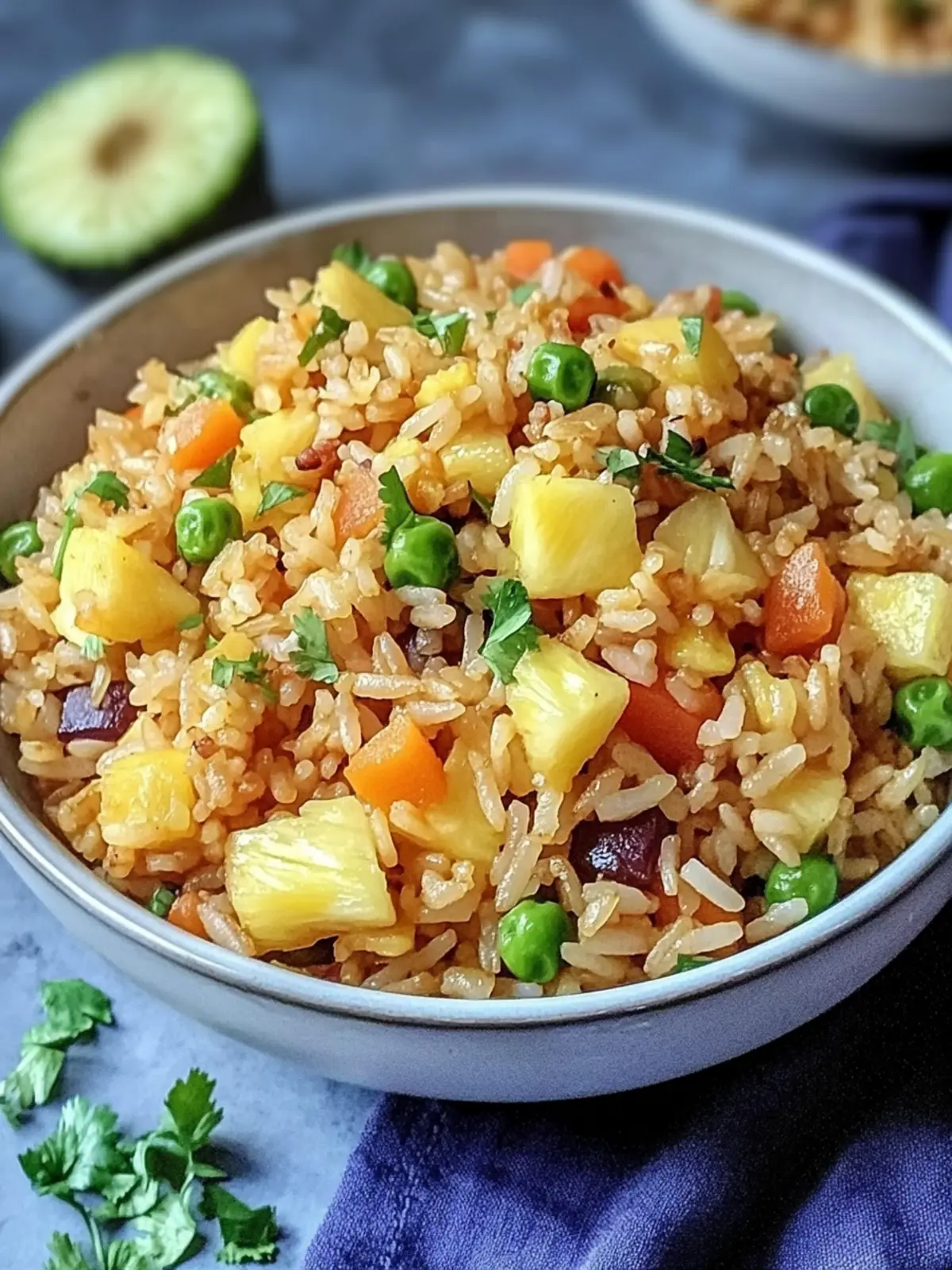 Savory Vegetarian Pineapple Fried Rice for Flavorful Days 3 Vegetarian Pineapple Fried Rice