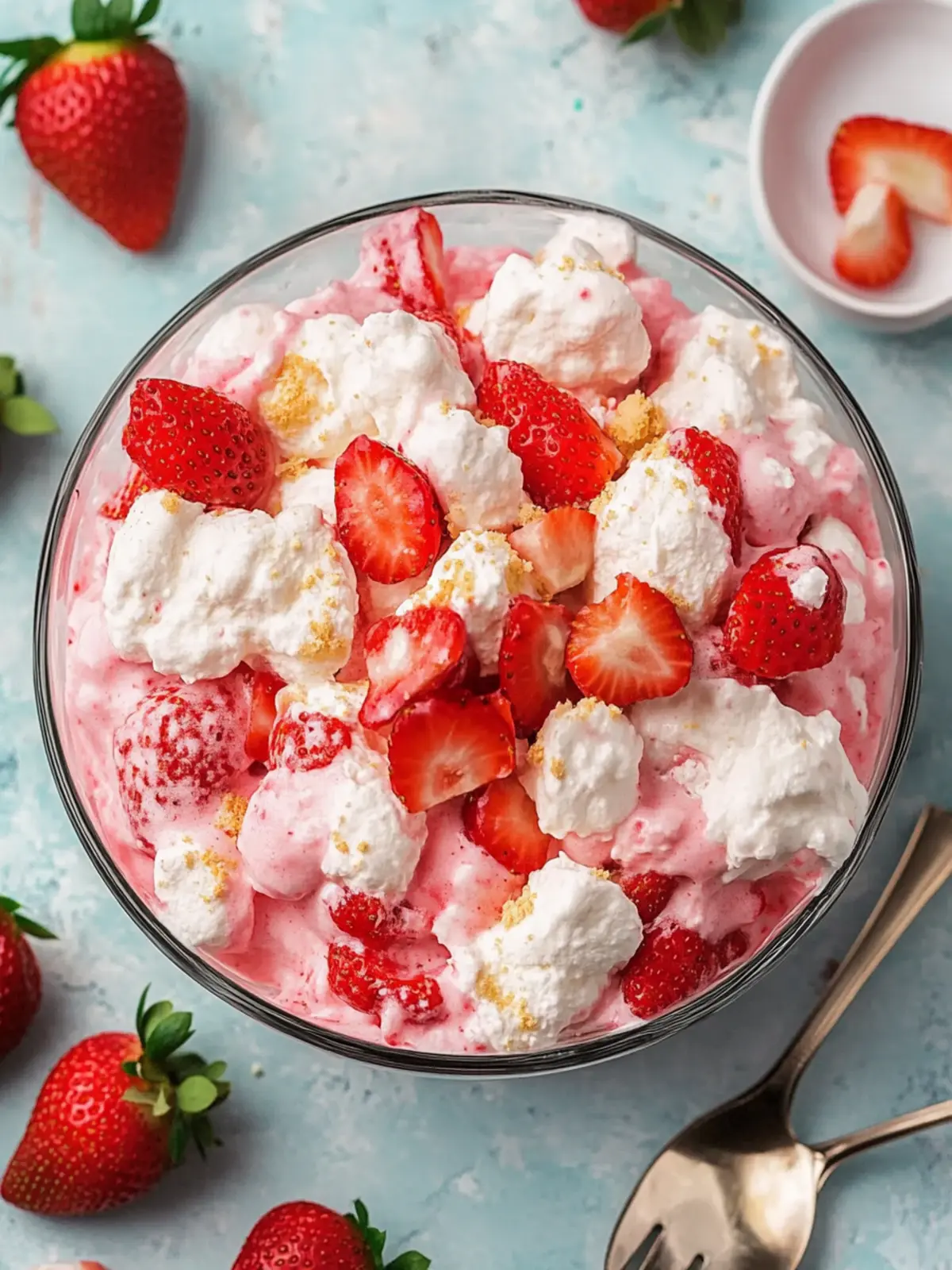 Delicious Strawberry Shortcake Fluff Salad You'll Crave Always 5 Strawberry Shortcake Fluff Salad